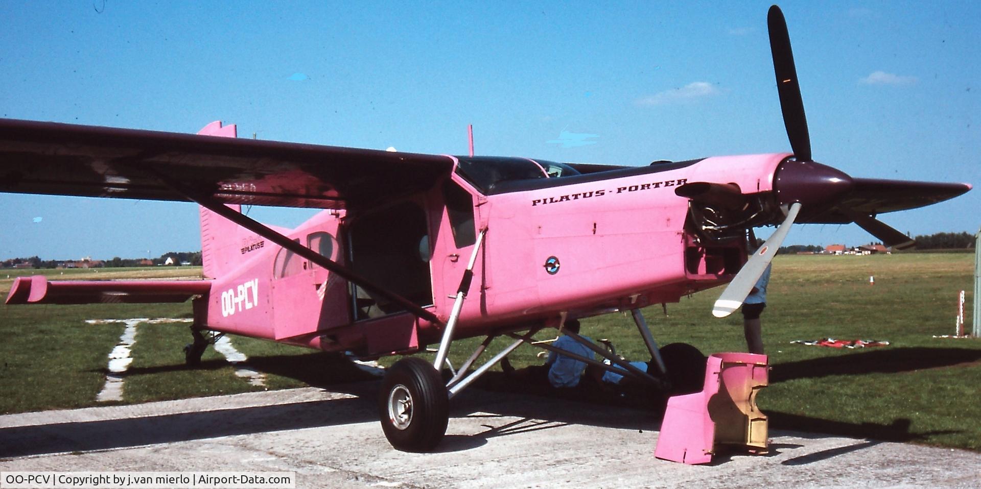 OO-PCV, 1992 Pilatus PC-6/B2-H4 Turbo Porter C/N 882, Moorsele, Belgium