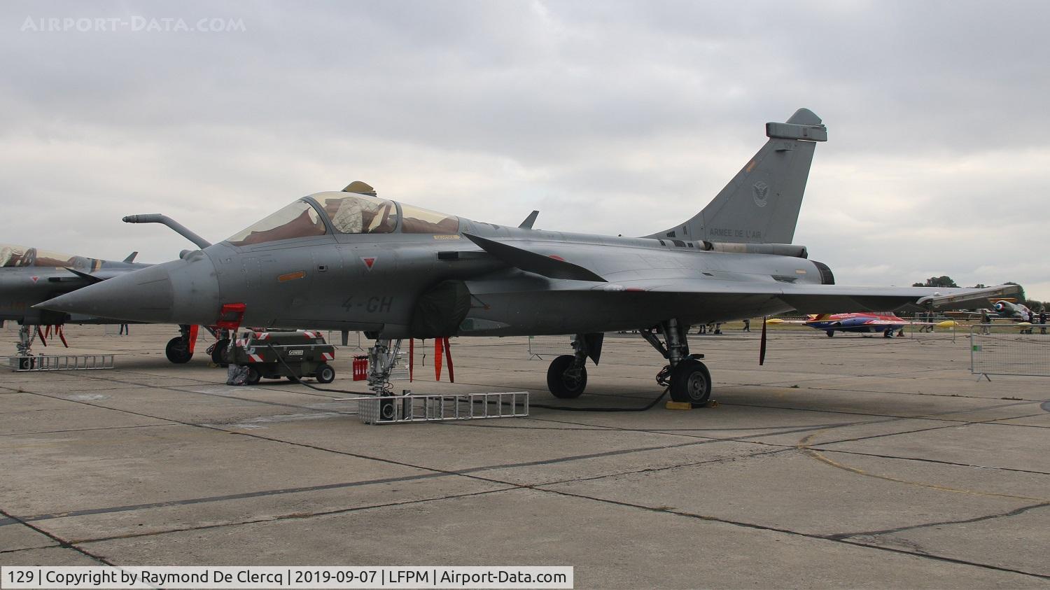 129, Dassault Rafale C C/N 129, Static display at Air Legend Melun 2019.
