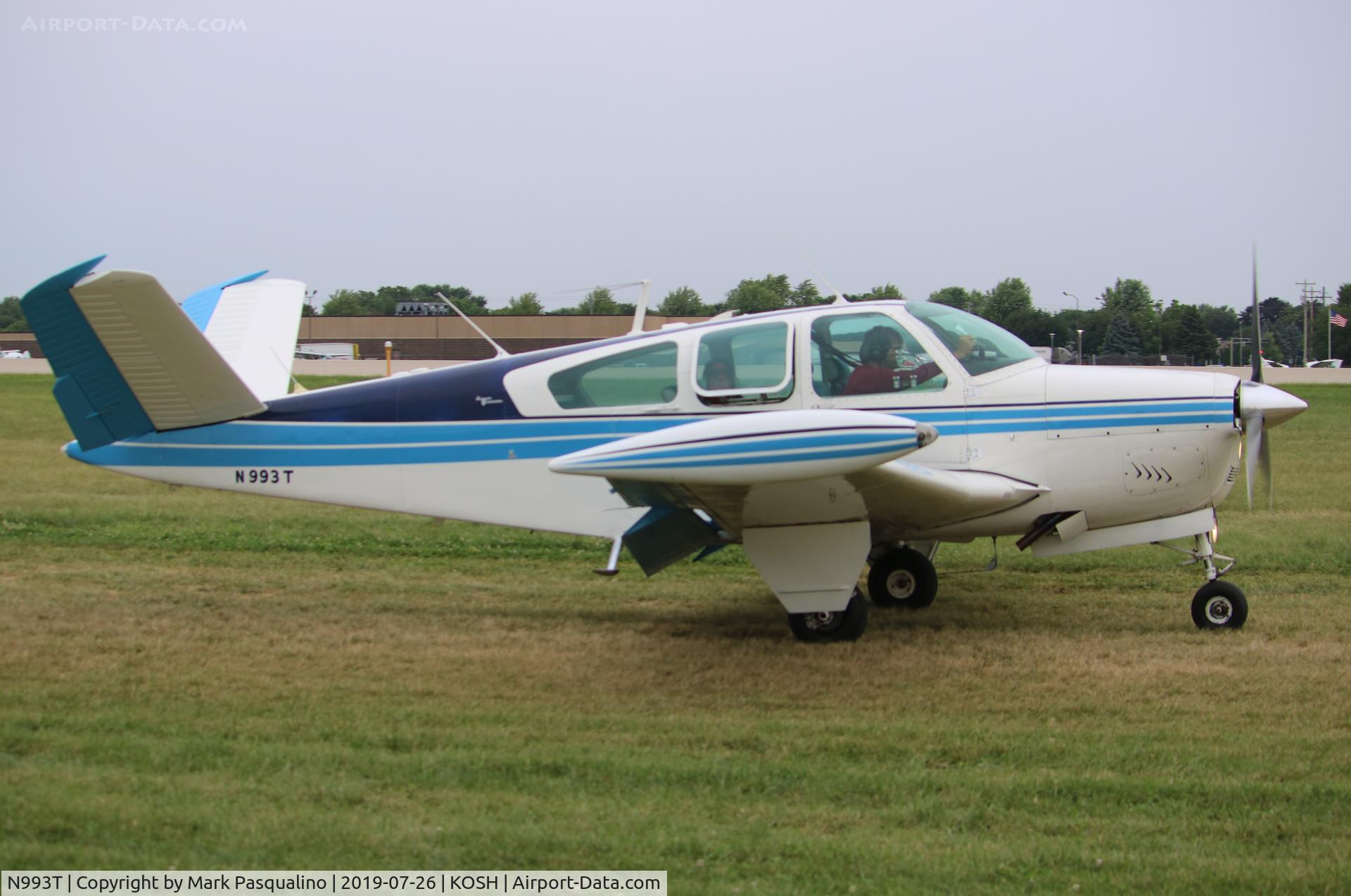N993T, 1964 Beech S35 Bonanza C/N D-7414, Beech S35
