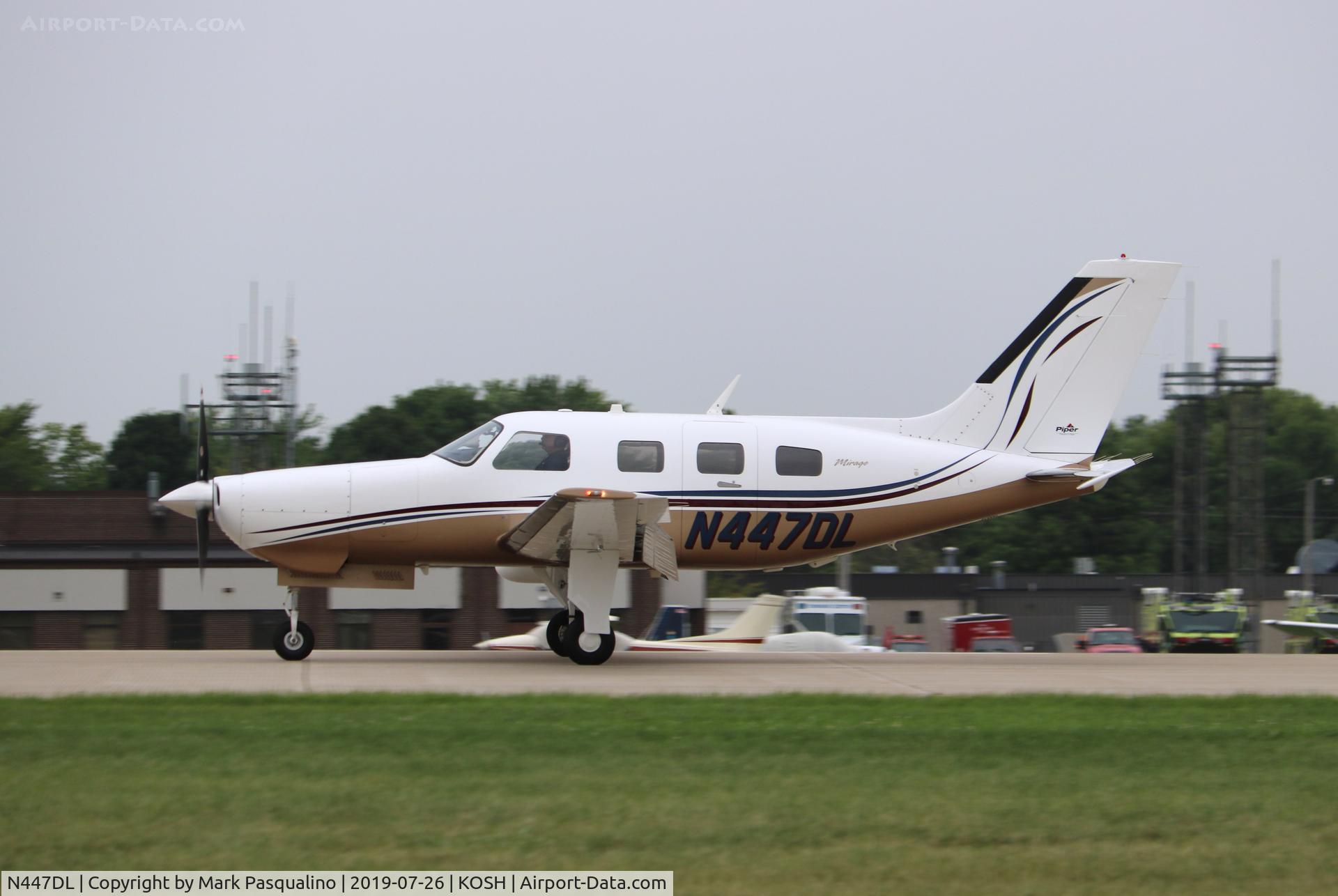 N447DL, 2008 Piper PA-46-350P Malibu Mirage C/N 4636436, Piper PA-46-350P