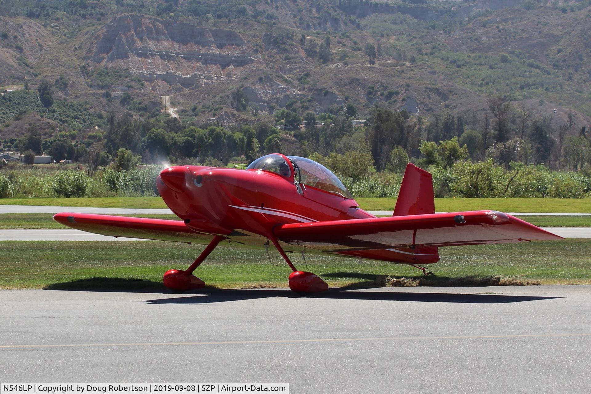 N546LP, Vans RV-8 C/N 82726, 2007 Obrien SPECIAL VANs RV-8, Lycoming IO-360 EXP 180 Hp, taxi back