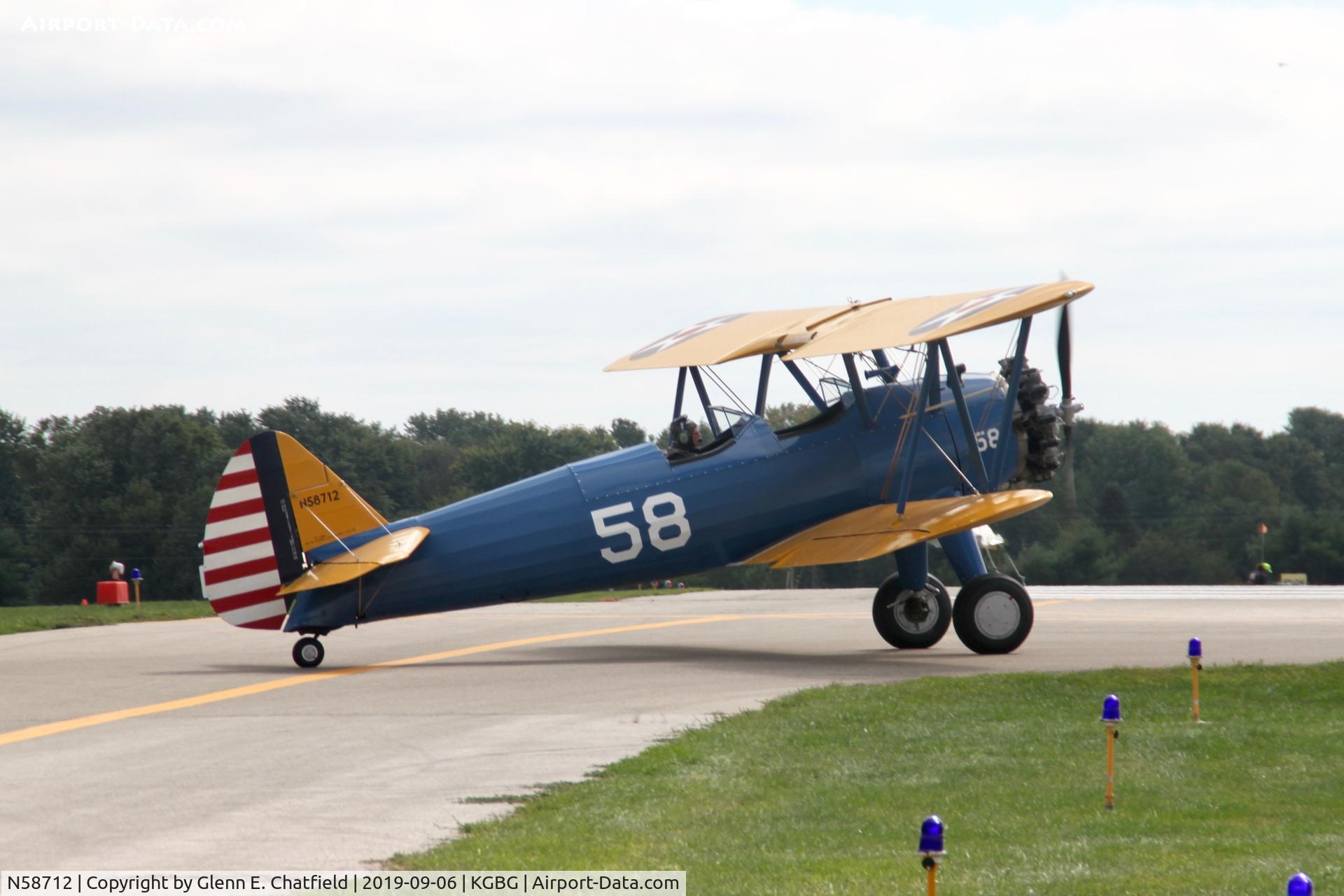 N58712, 1941 Boeing A75N1(PT17) C/N 75-341, PT-17 40-1784