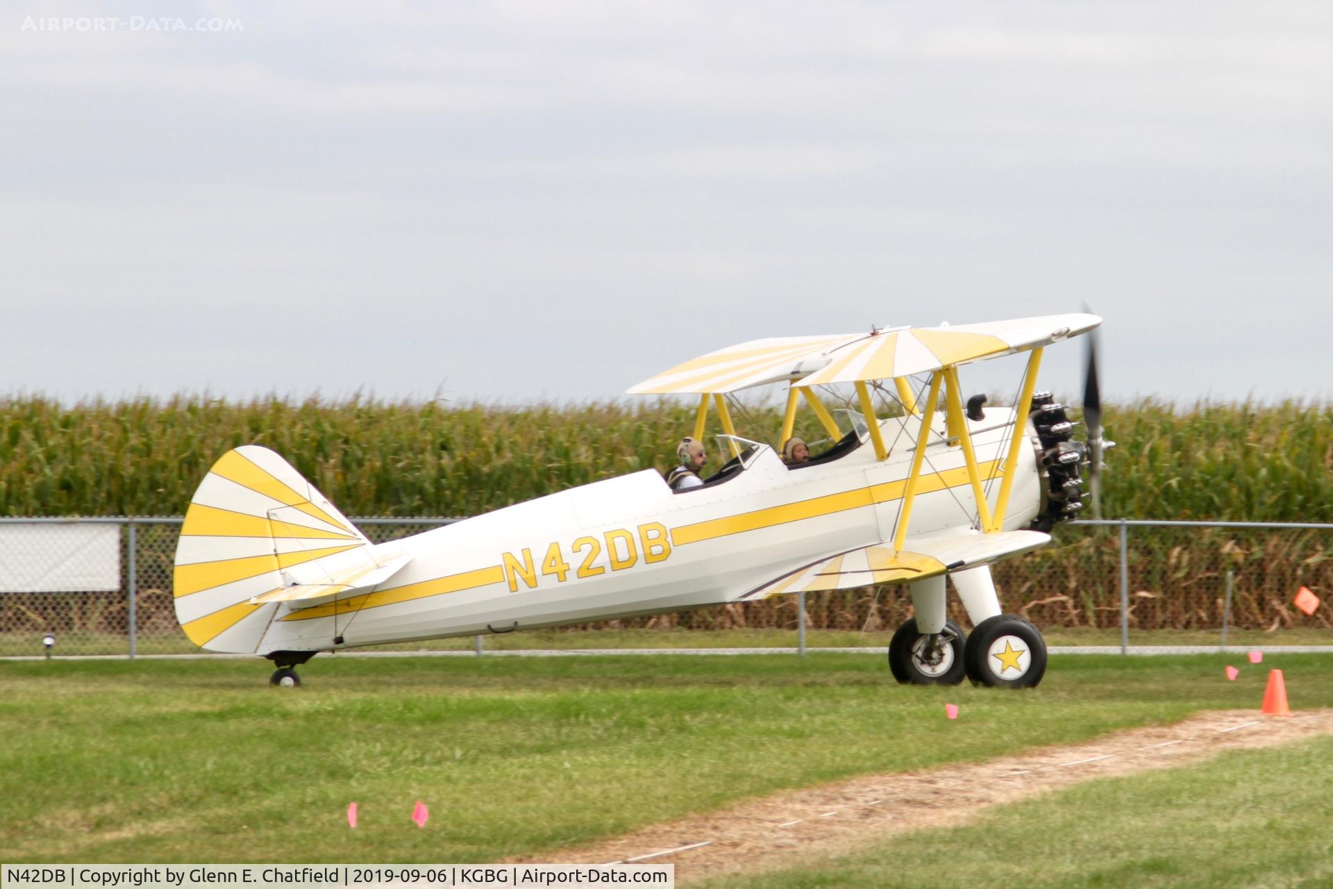 N42DB, 1942 Boeing A75N1 (PT-17) C/N 75-3144, PT-17 41-25637