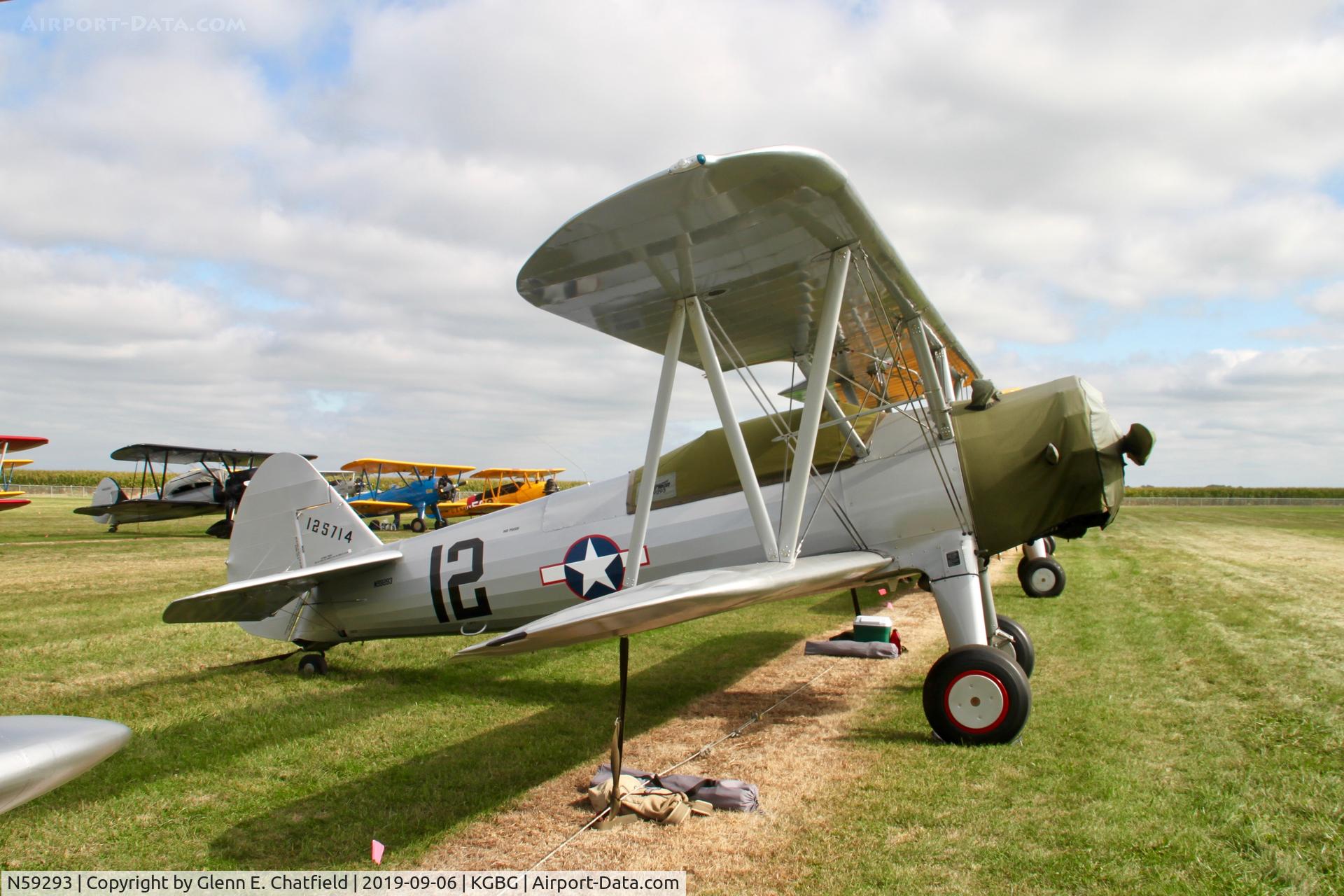 N59293, 1942 Boeing B75N1 C/N 75-3221, PT-17 41-25714