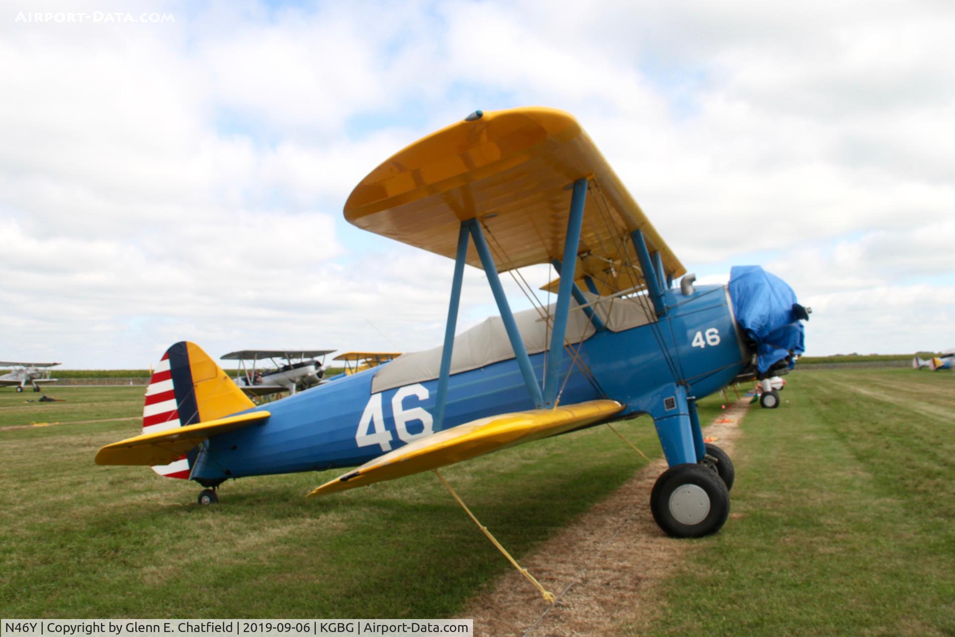 N46Y, 1941 Boeing B75 C/N 75-1377, N2S-2 3600