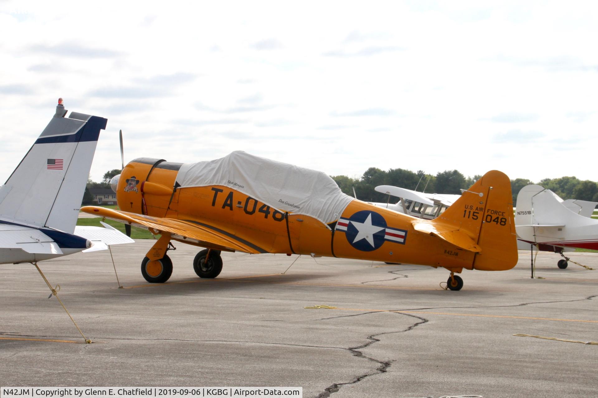 N42JM, North American T-6G Texan C/N 182-735, T-6G 51-15048