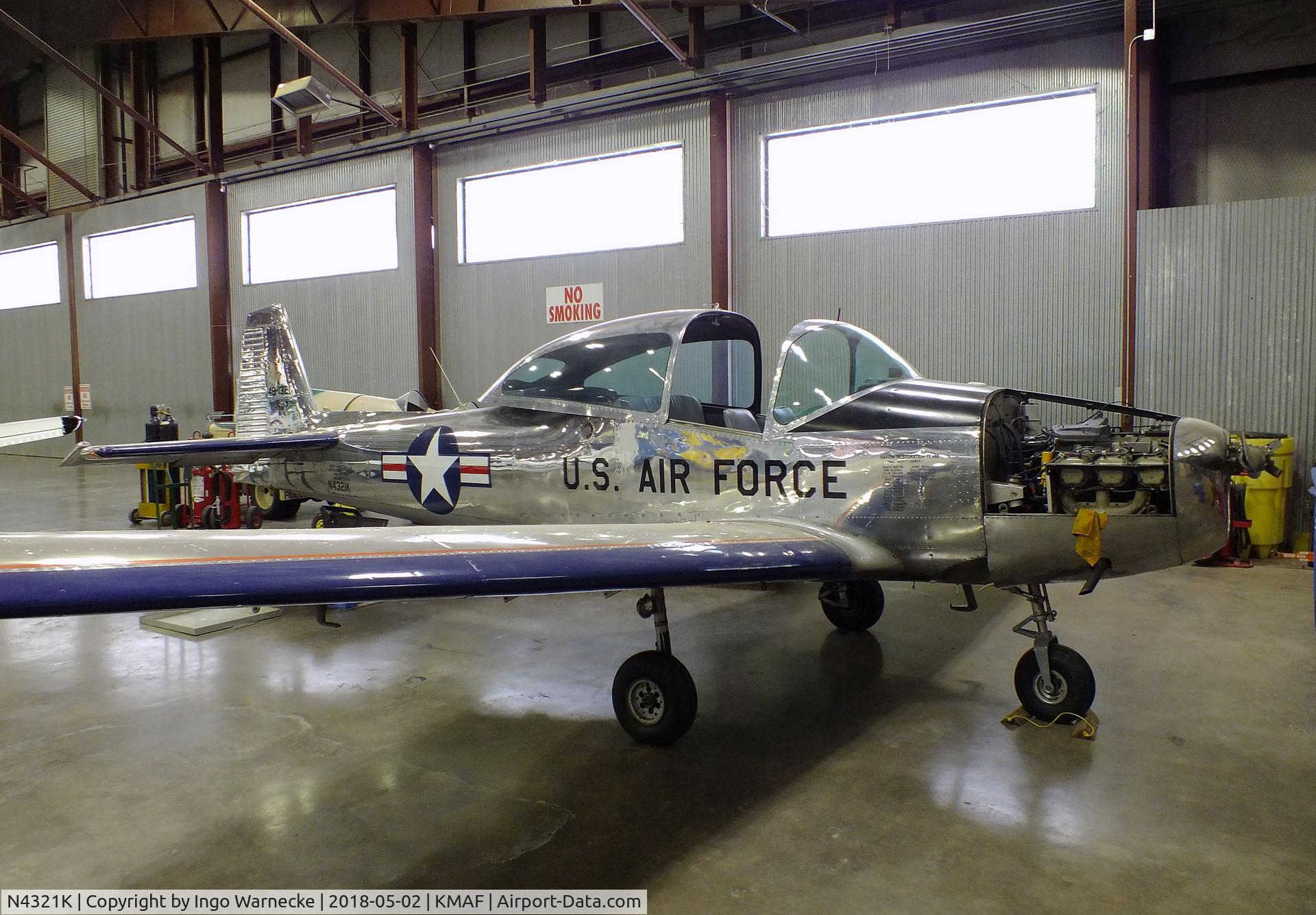 N4321K, 1946 Ryan Navion A C/N NAV-4-1321, Ryan Navion A (L-17) at the Midland Army Air Field Museum, Midland TX
