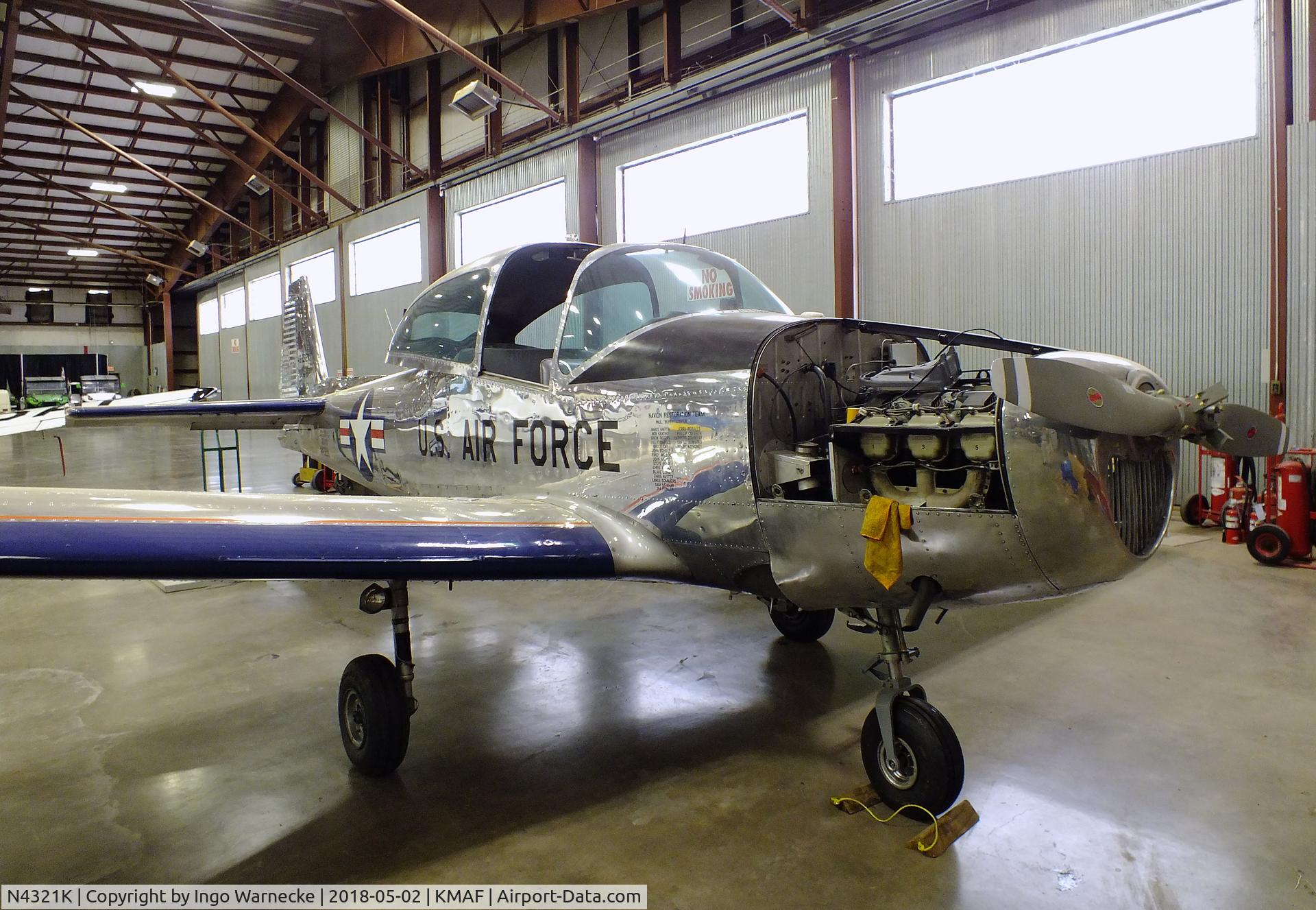 N4321K, 1946 Ryan Navion A C/N NAV-4-1321, Ryan Navion A (L-17) at the Midland Army Air Field Museum, Midland TX