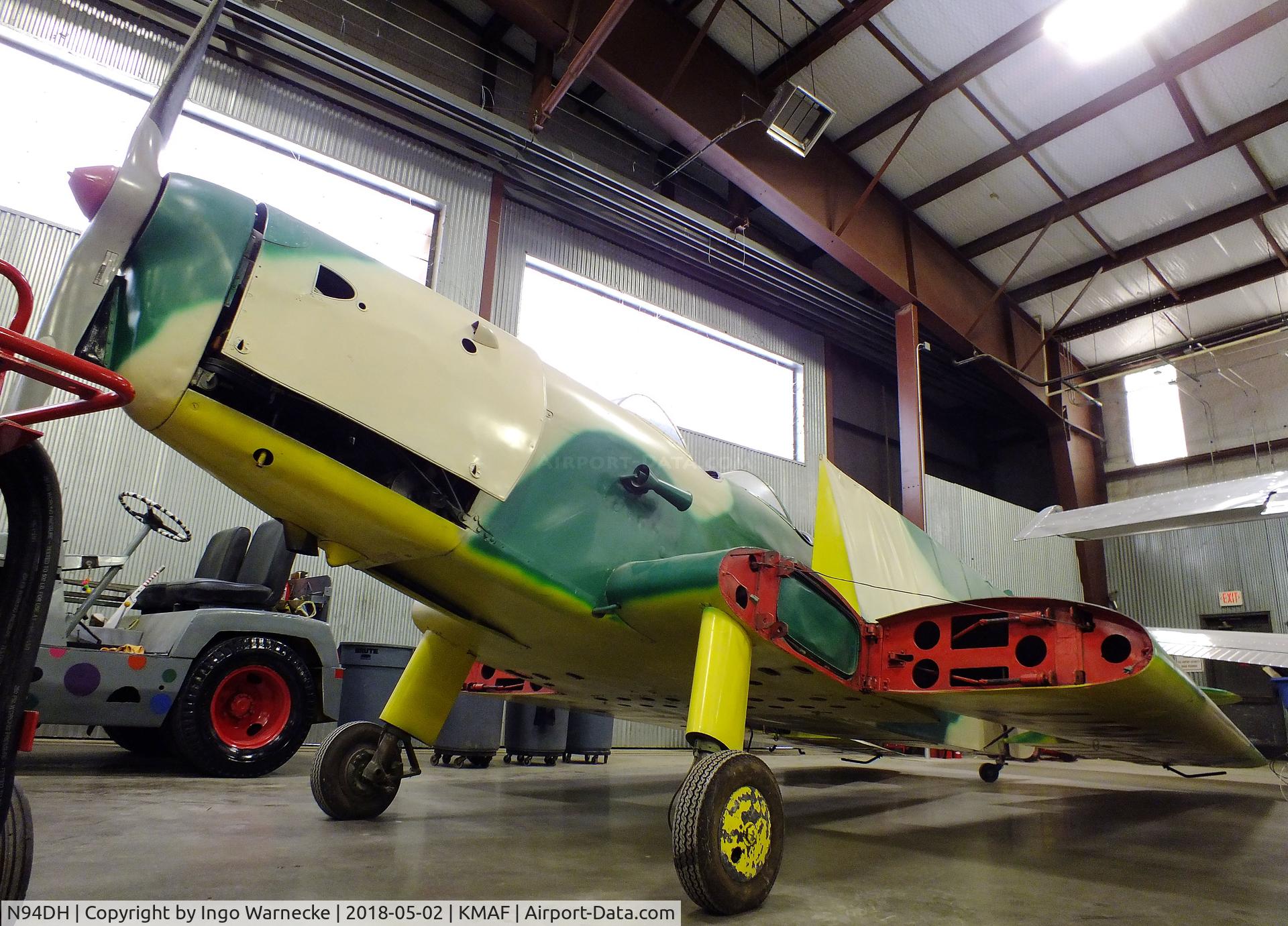 N94DH, 1939 De Havilland DH-94 Moth C/N 94020, De Havilland D.H.94 Moth Minor at the Midland Army Air Field Museum, Midland TX