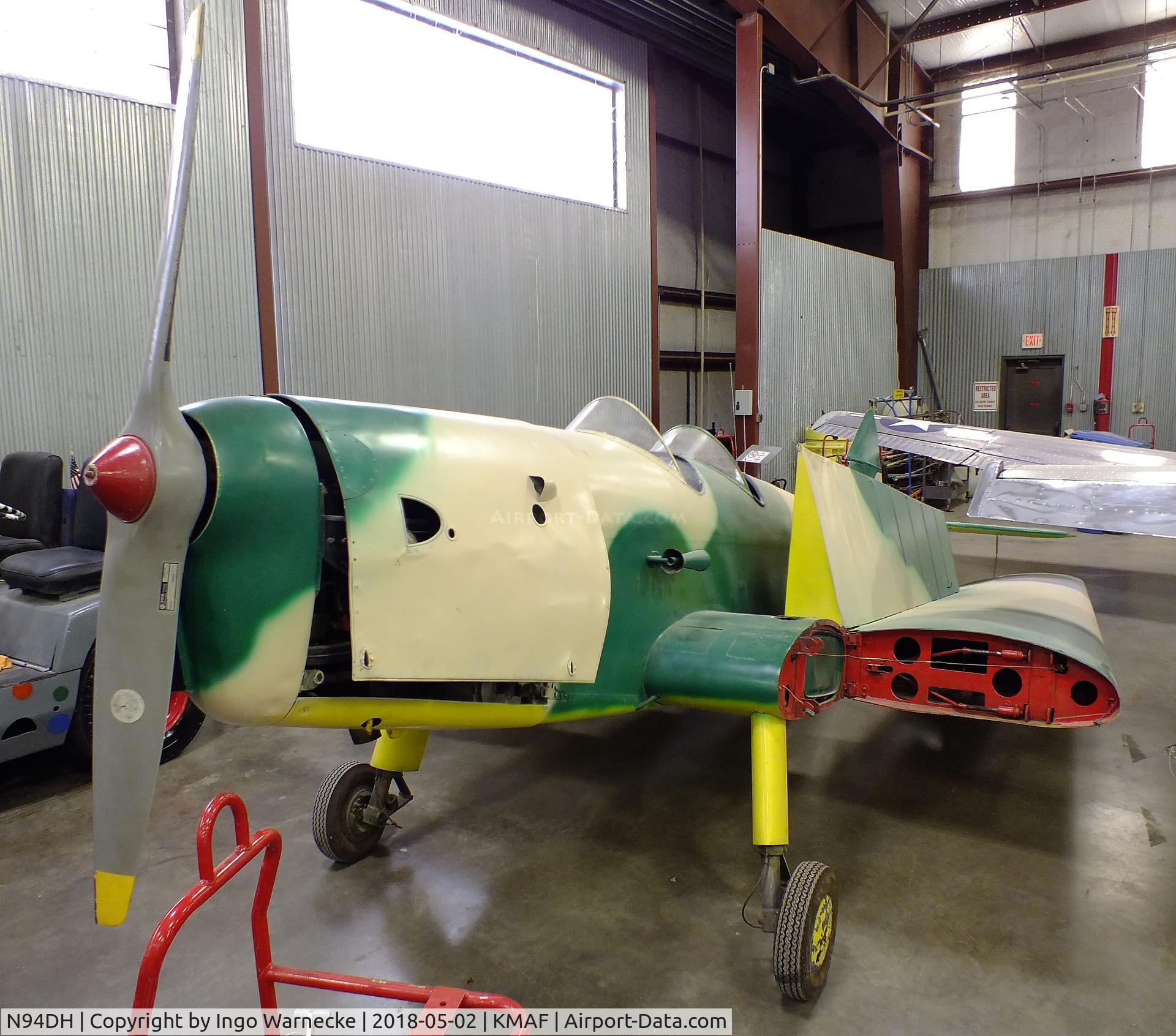 N94DH, 1939 De Havilland DH-94 Moth C/N 94020, De Havilland D.H.94 Moth Minor at the Midland Army Air Field Museum, Midland TX