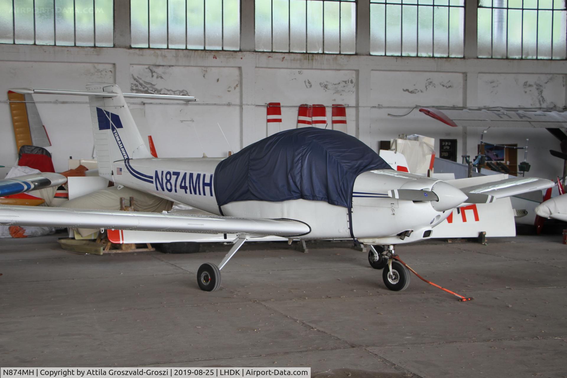 N874MH, Piper PA-38-112 Tomahawk Tomahawk C/N 38-78A0554, LHDK - Dunakeszi Airport, Hungary