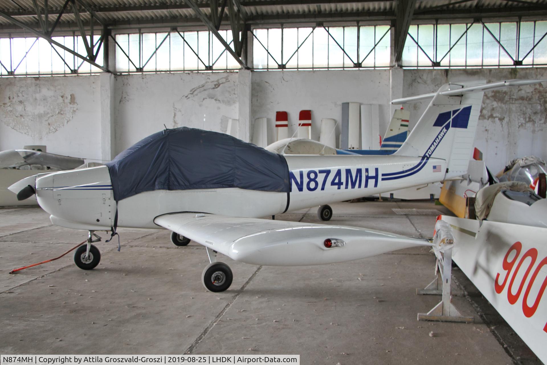 N874MH, Piper PA-38-112 Tomahawk Tomahawk C/N 38-78A0554, LHDK - Dunakeszi Airport, Hungary