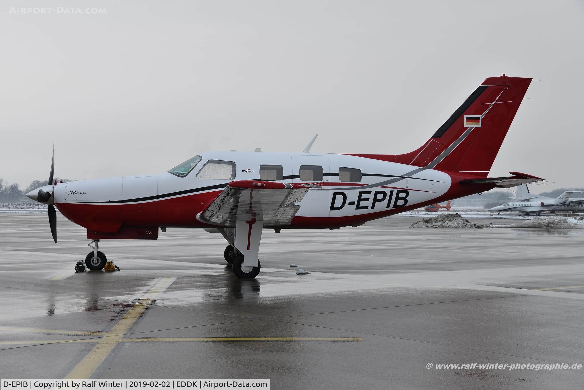 D-EPIB, Piper PA-46-350P Malibu Mirage C/N 4636564, Piper PA-46-350P Malibu Mirage - Private - 4636564 - D-EPIB - 02.02.2019 - CGN