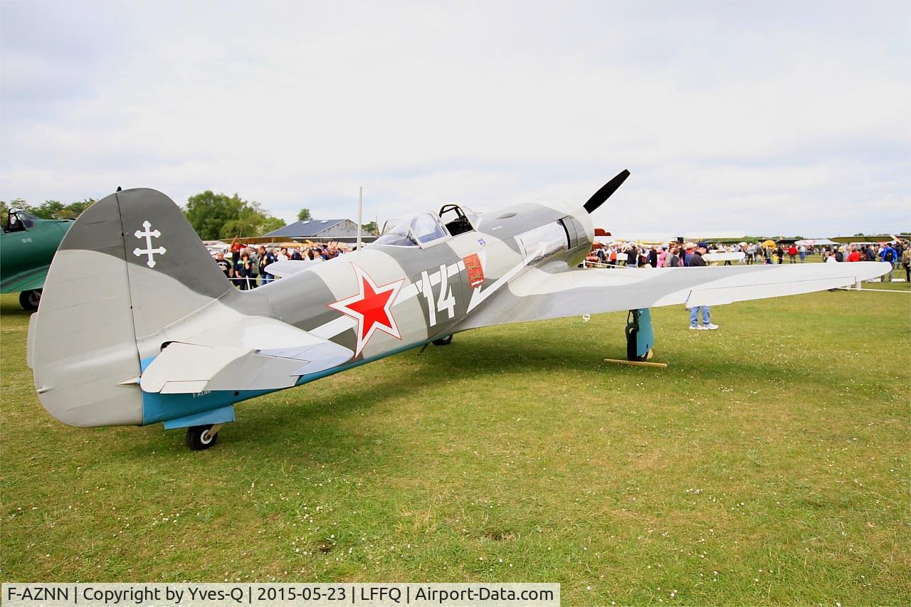 F-AZNN, Yakovlev Yak-11 C/N 25 III/05, Yakovlev YAK-11, Static display, La Ferté-Alais airfield (LFFQ) Airshow 2015