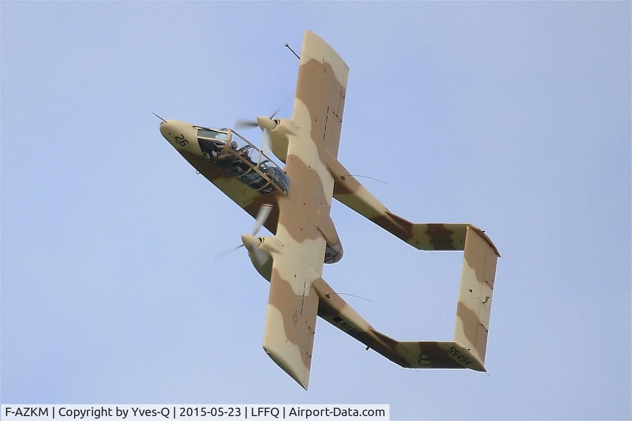 F-AZKM, 1971 North American OV-10B Bronco C/N 338-9 (305-65), North American OV-10B Bronco, On display, La Ferté-Alais (LFFQ) air show 2015