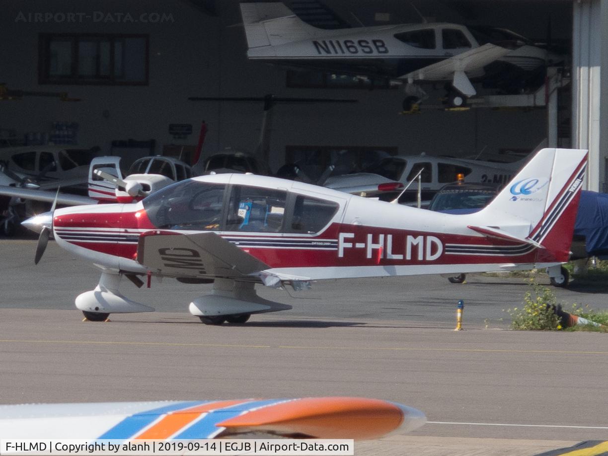 F-HLMD, 2000 Robin DR-400-500 President C/N 30, Parked at ASG, Guernsey