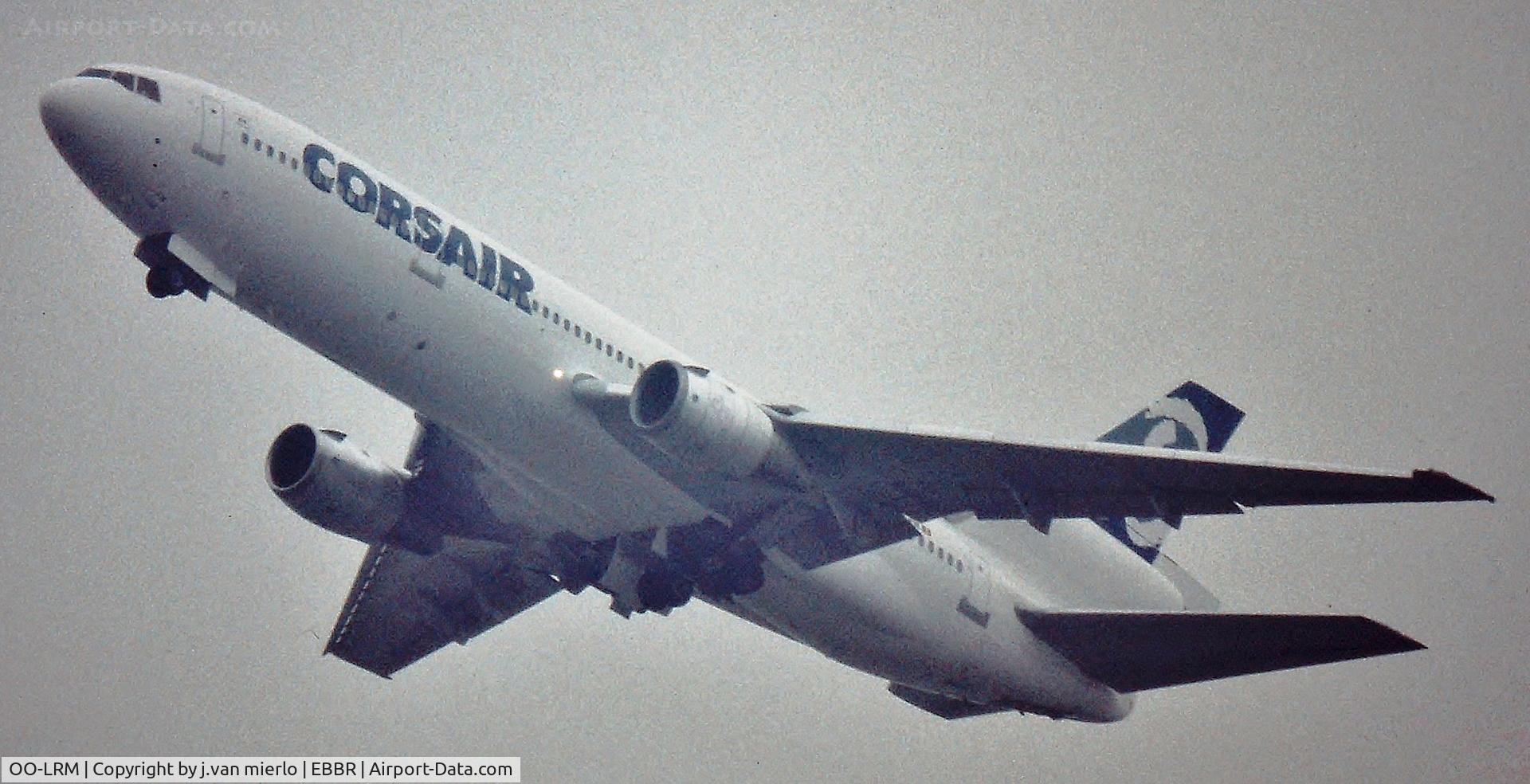 OO-LRM, 1978 McDonnell Douglas DC-10-30 C/N 46998, T/O EBBR 25R and banking