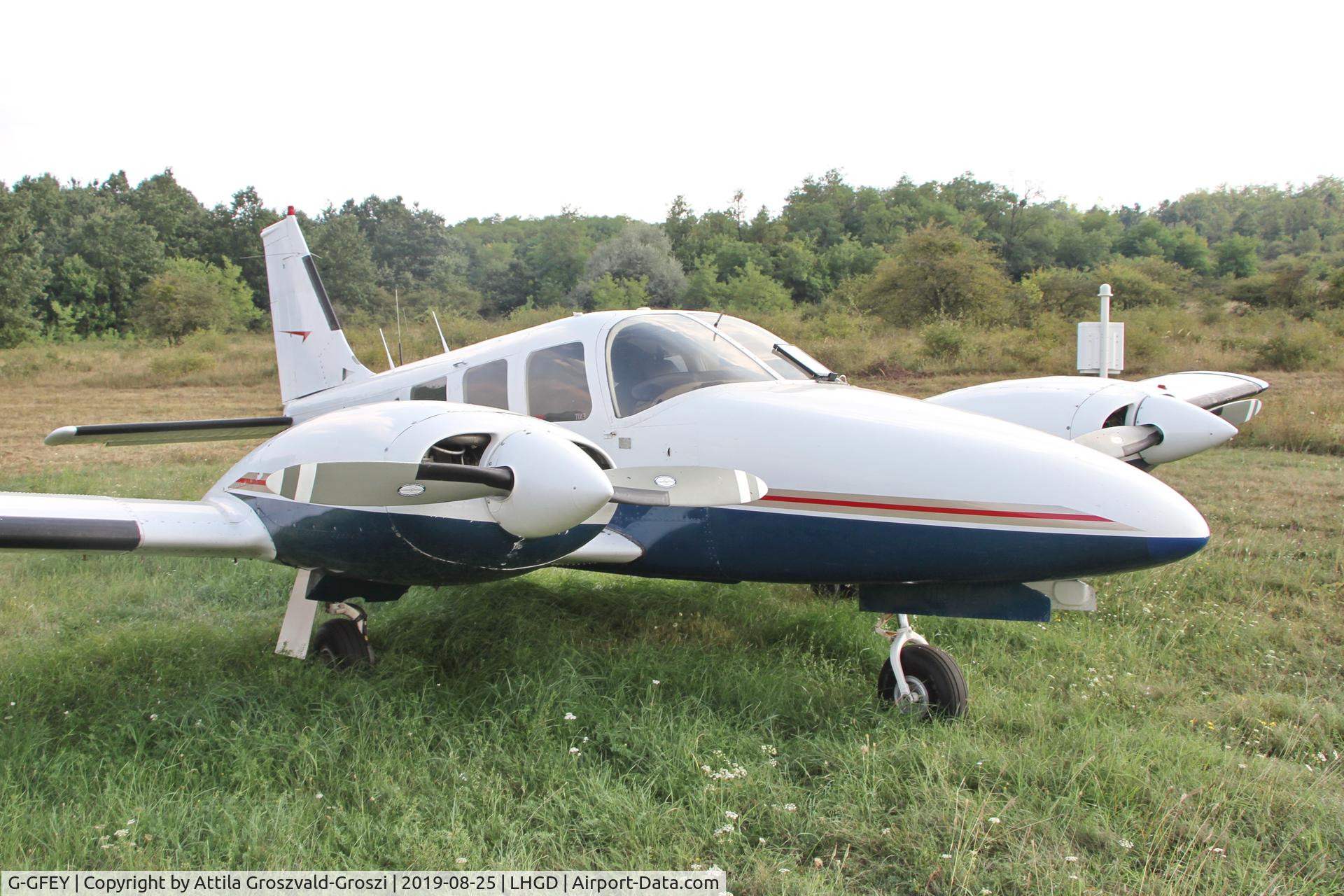 G-GFEY, 1978 Piper PA-34-200T Seneca II C/N 34-7870343, LHGD - Gödöllö Airport, Hungary