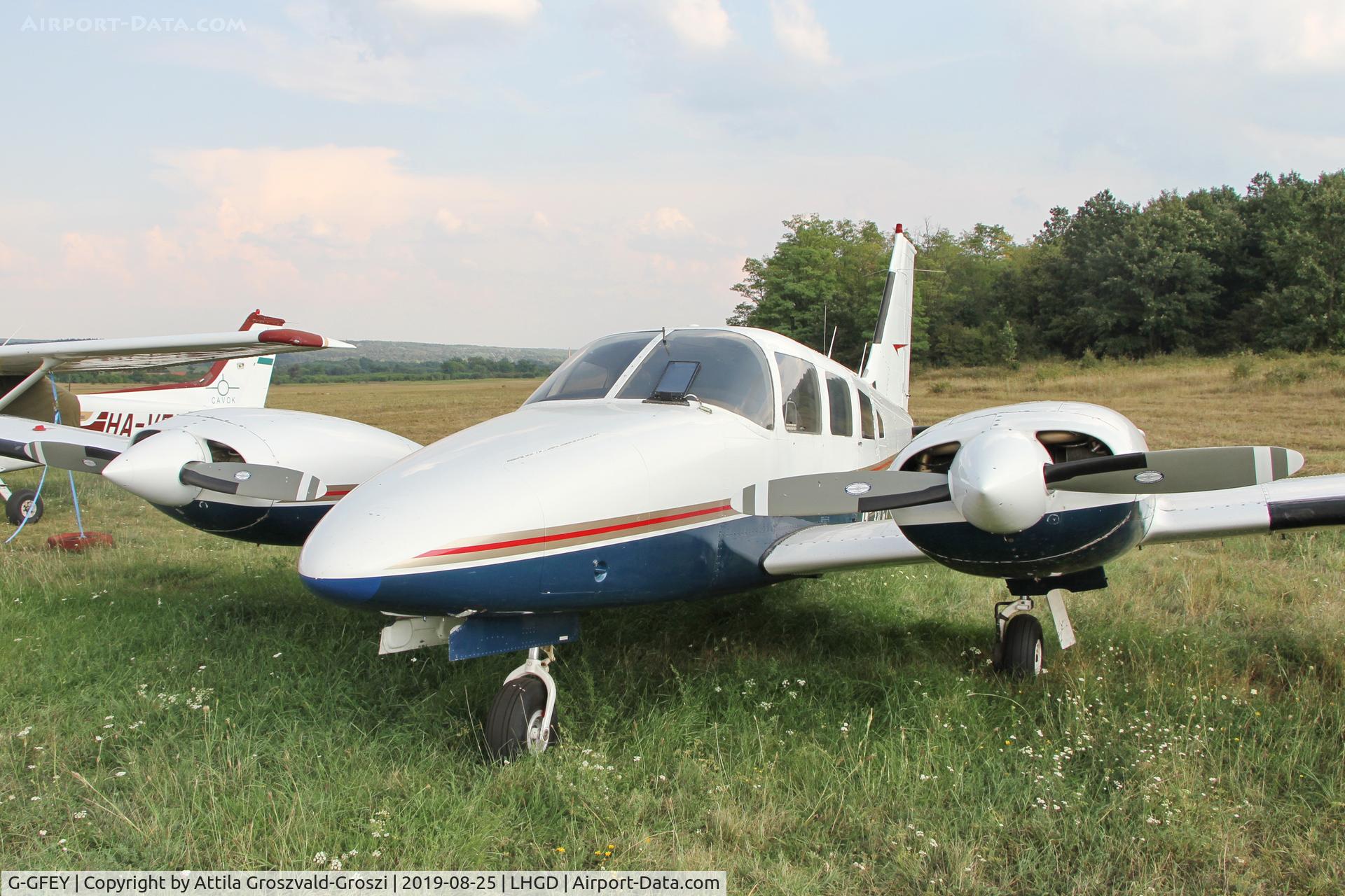 G-GFEY, 1978 Piper PA-34-200T Seneca II C/N 34-7870343, LHGD - Gödöllö Airport, Hungary