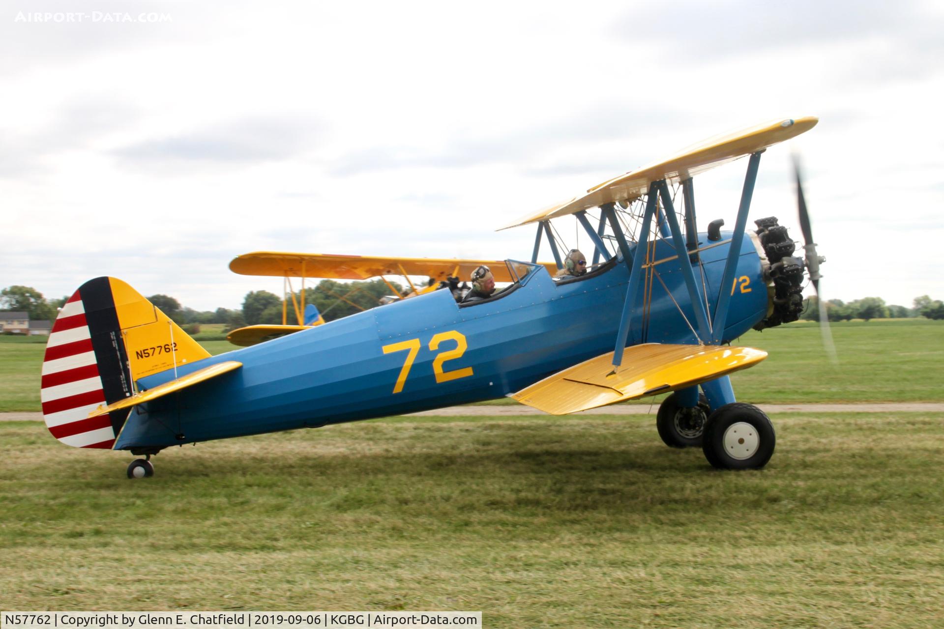 N57762, 1942 Boeing A75L3 C/N 75-2979, PT-17 41-25472