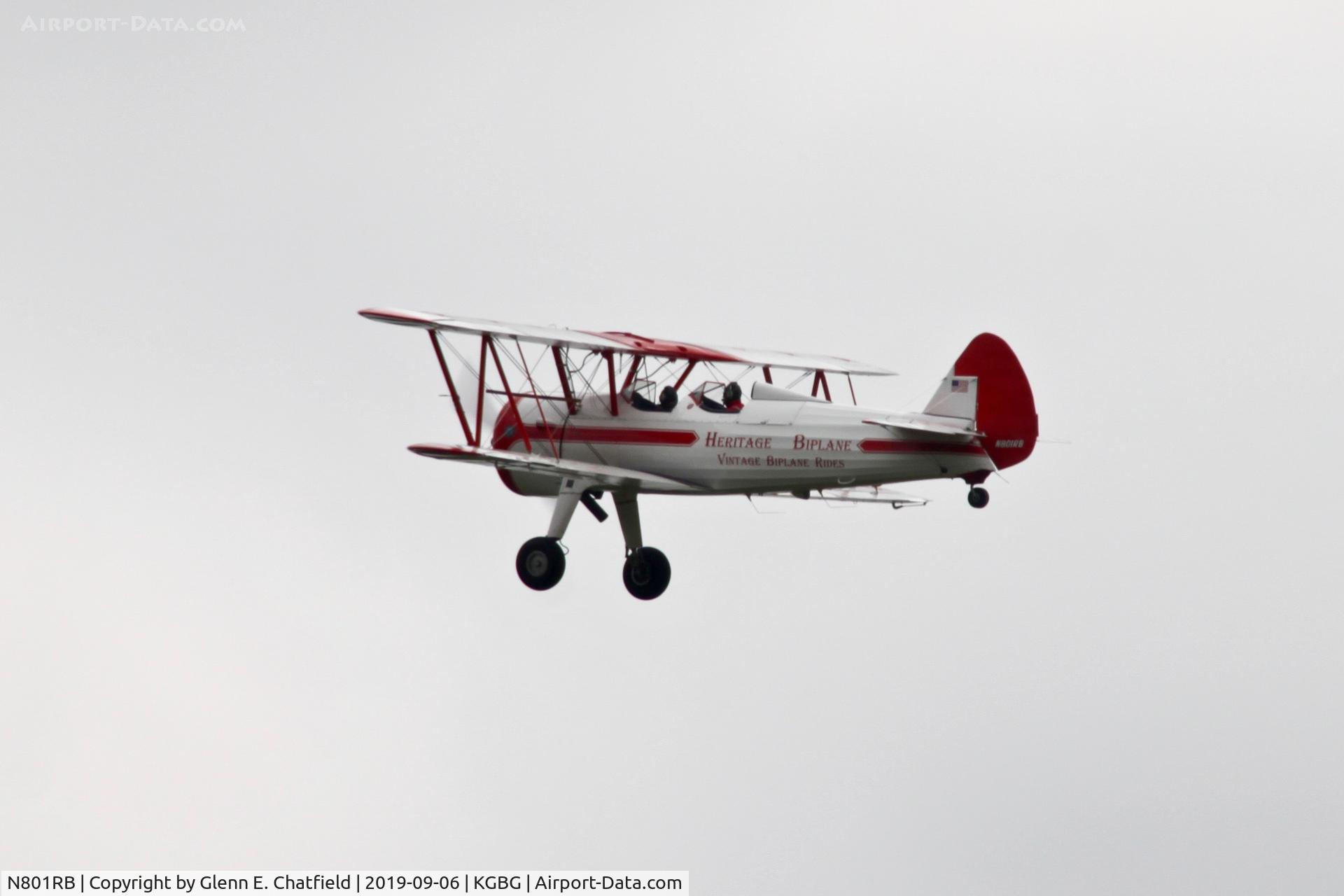 N801RB, 1943 Boeing A75N1 (PT17) C/N 75-4688, PT-17 42-16525