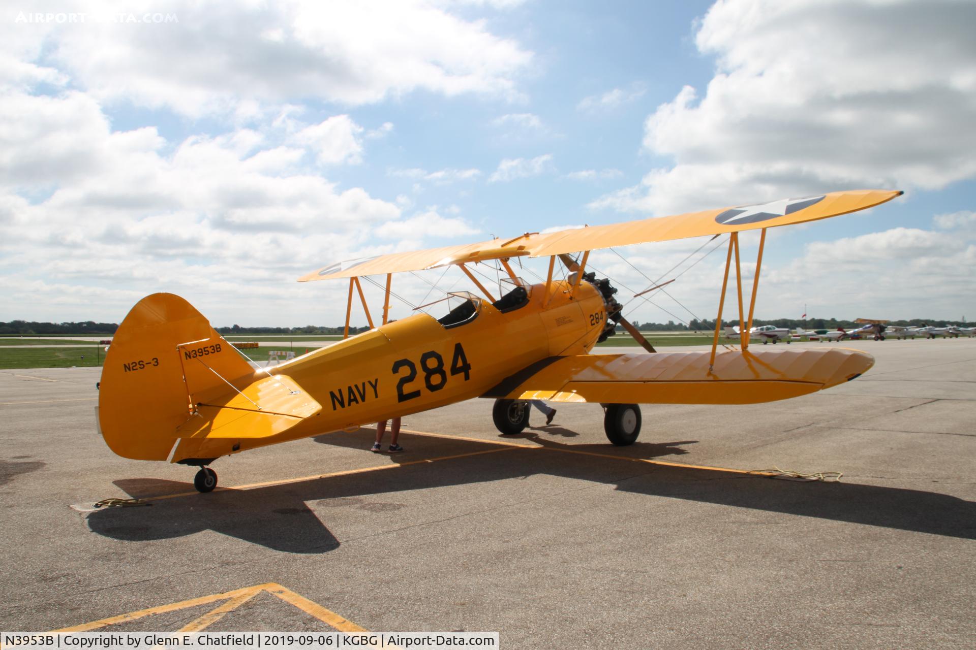 N3953B, 1942 Boeing E75 C/N 75-5568, PT-13D 42-17405
