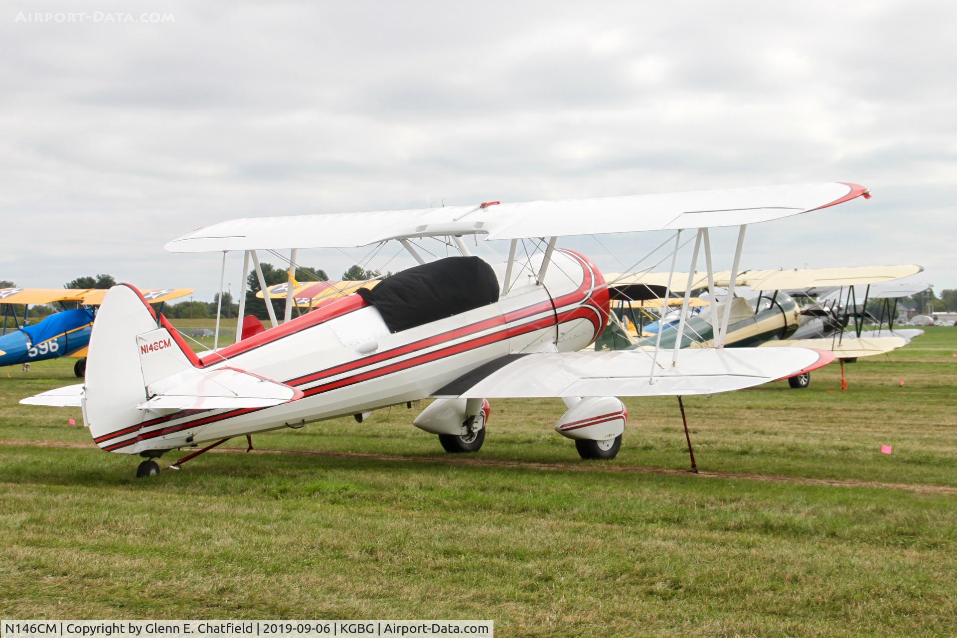 N146CM, 1942 Boeing A75N1 (PT-17) C/N 75-3268, N2S-4 27993