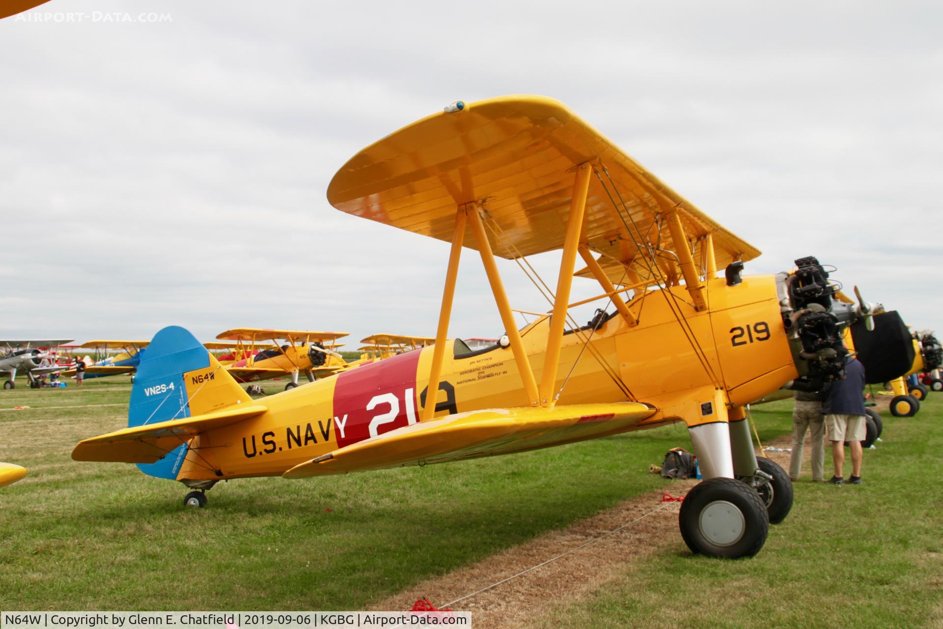 N64W, 1942 Boeing B75N1 C/N 75-3467, N2S-4 30030