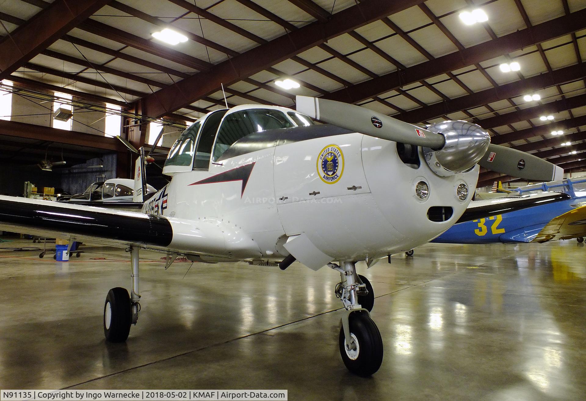 N91135, 1946 North American Navion (NA-145) C/N NAV-4-29, North American (NA-145) Navion at the Midland Army Air Field Museum, Midland TX
