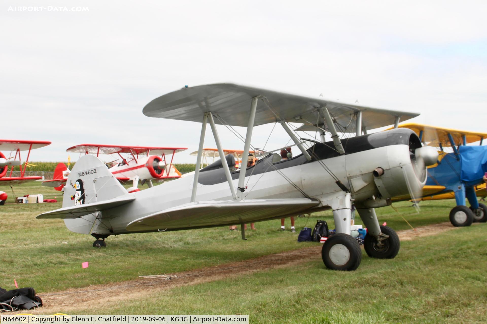 N64602, 1942 Boeing A75N1(PT17) C/N 75-3468, N2S-4 30031