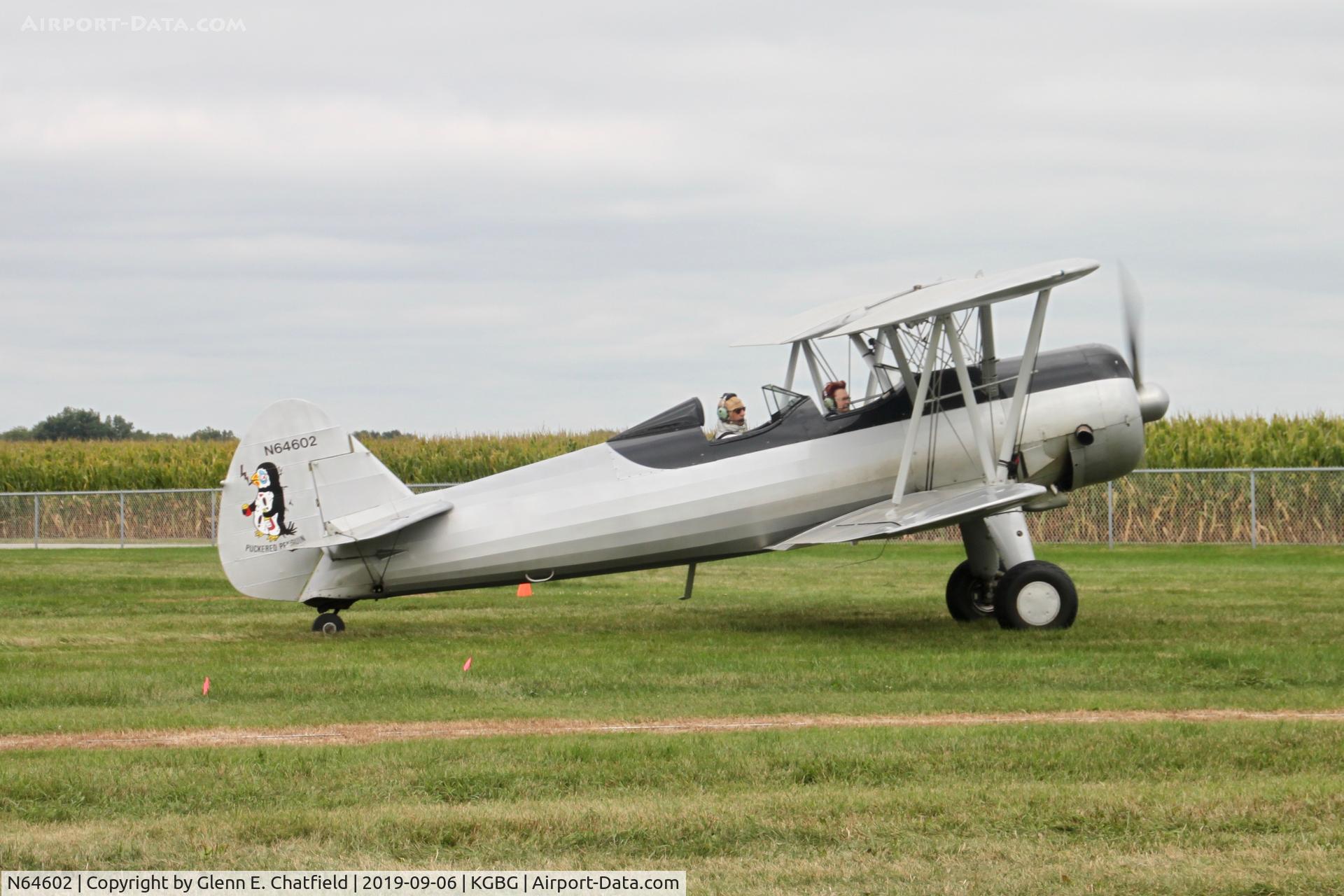 N64602, 1942 Boeing A75N1(PT17) C/N 75-3468, N2S-4 30031