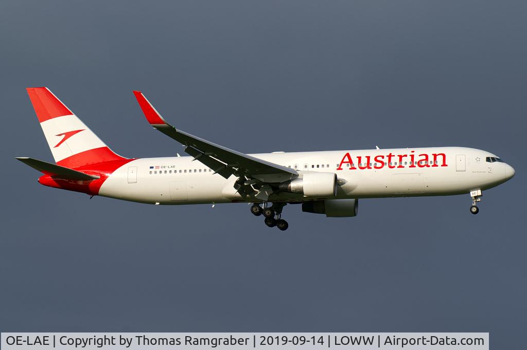 OE-LAE, 2000 Boeing 767-3Z9/ER C/N 30383, Austrian Airlines Boeing 767-300