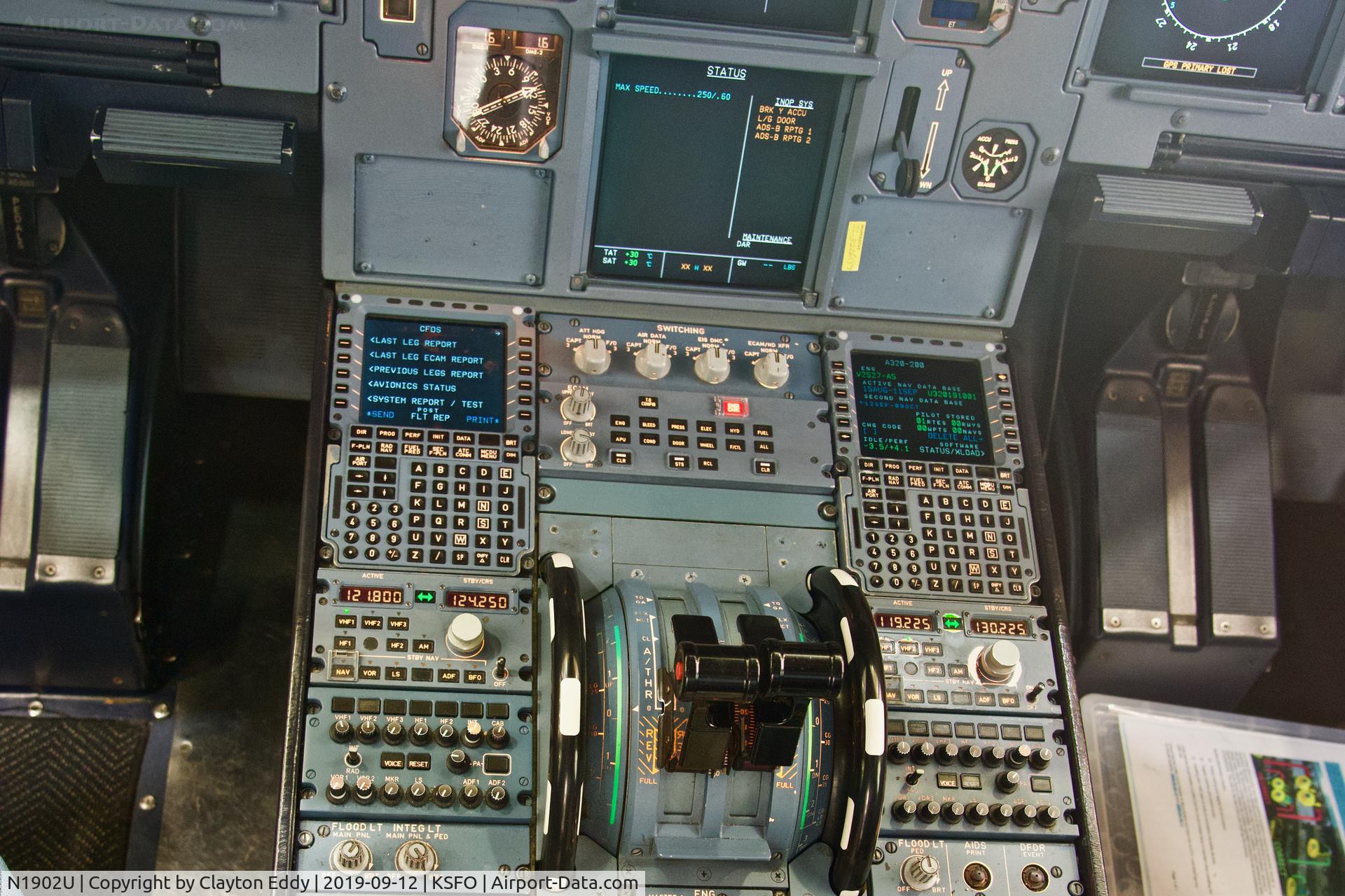 N1902U, 2006 Airbus A320-214 C/N 2714, SFO 2019.