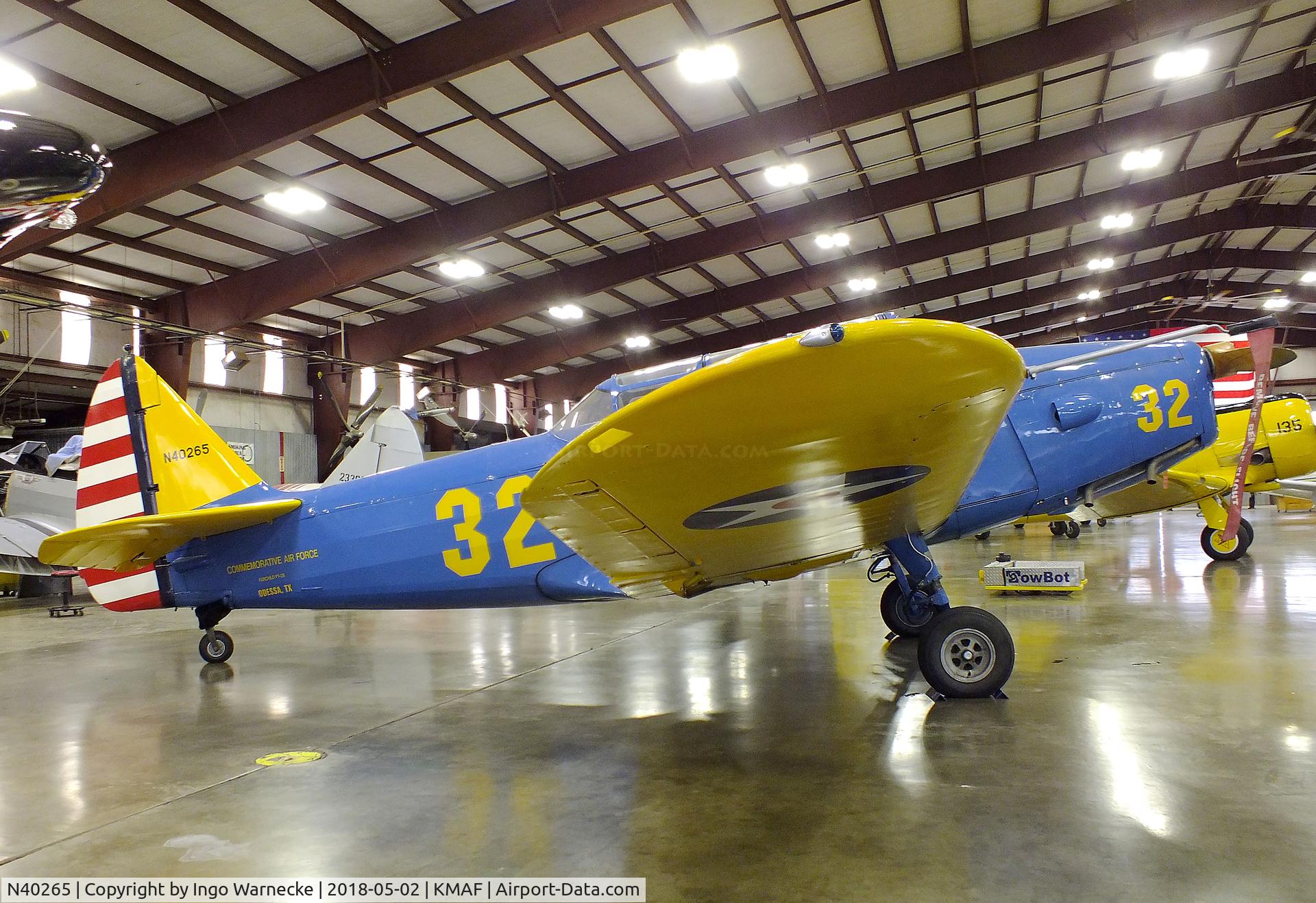 N40265, 1941 Fairchild M-62A-4 C/N T41-562, Fairchild M-62A-4 (PT-26) at the Midland Army Air Field Museum, Midland TX