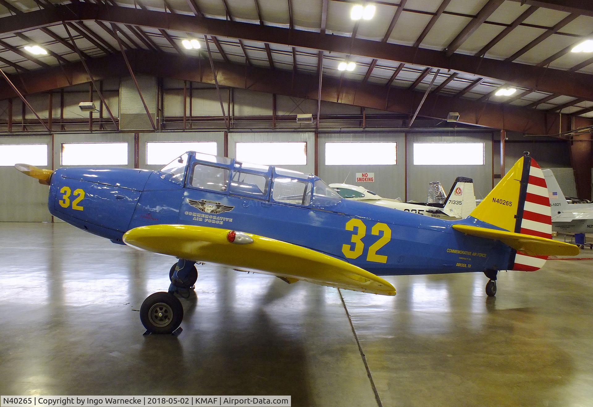 N40265, 1941 Fairchild M-62A-4 C/N T41-562, Fairchild M-62A-4 (PT-26) at the Midland Army Air Field Museum, Midland TX