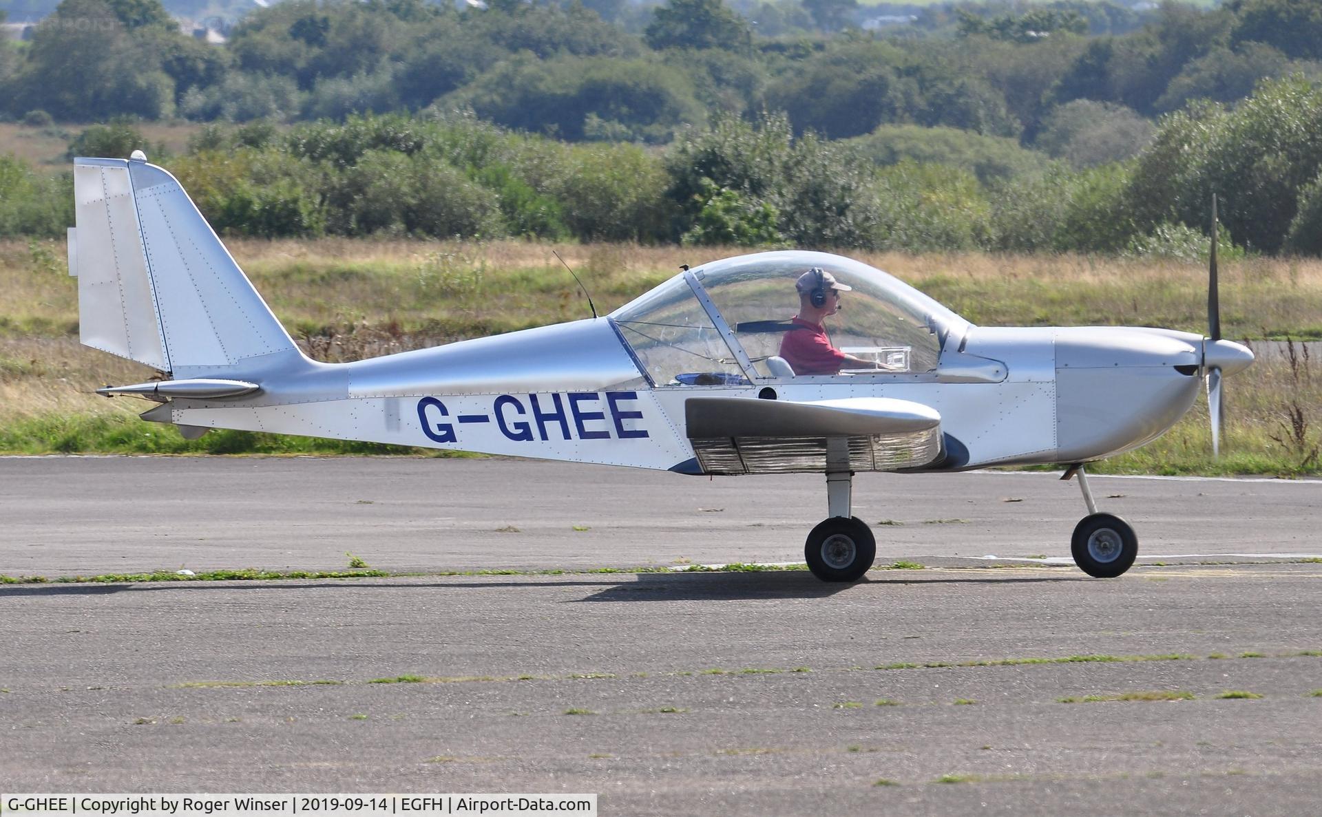 G-GHEE, 2001 Aerotechnik EV-97 Eurostar C/N PFA 315-13840, Visiting Eurostar.
