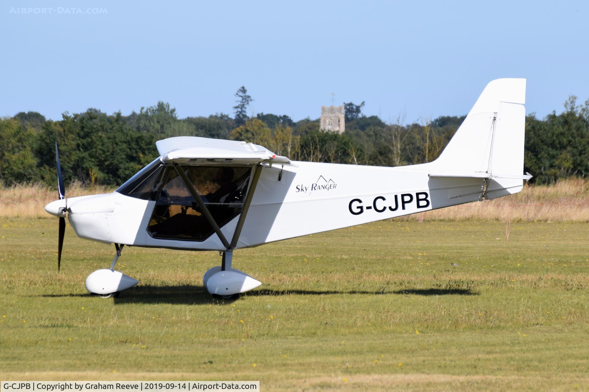 G-CJPB, 2016 Best Off SkyRanger Swift 582(1) C/N BMAA/HB/691, Just landed at, Bury St Edmunds, Rougham Airfield, UK.