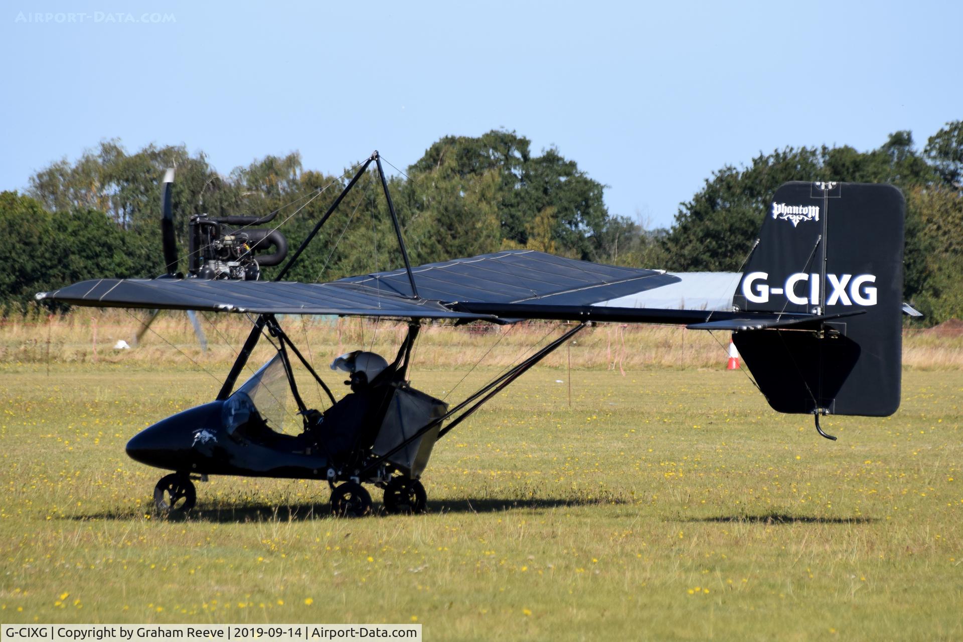 G-CIXG, 2016 Phantom Aeronautics Phantom X-1 C/N KBW-002, Just landed at, Bury St Edmunds, Rougham Airfield, UK.