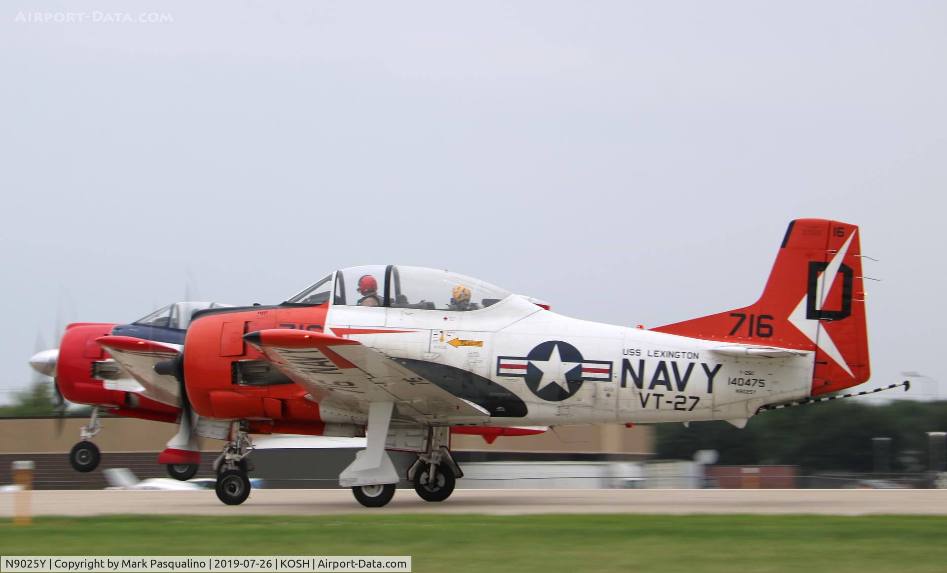 N9025Y, 1956 North American T-28C Trojan C/N 226-152, North American T-28C