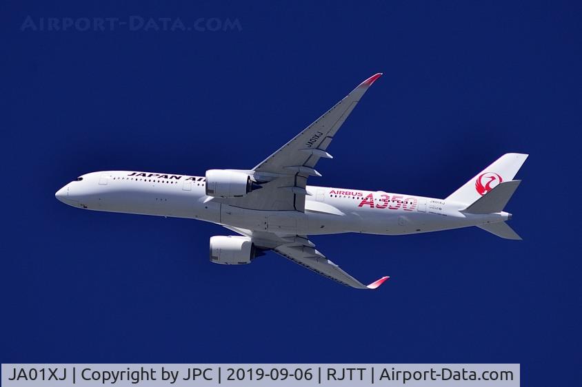JA01XJ, 2019 Airbus A350-941 C/N 321, Perfect skies