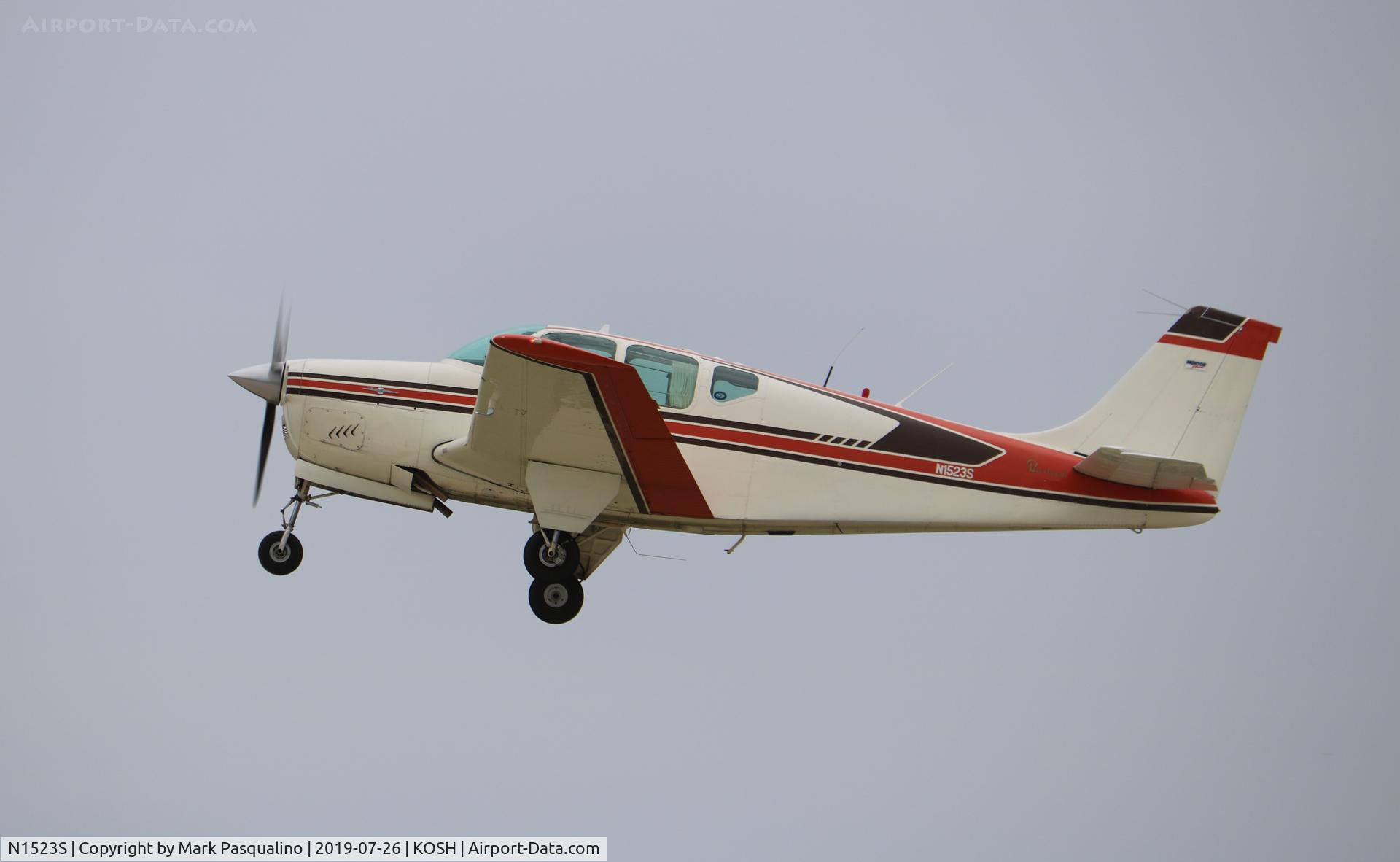 N1523S, 1962 Beech 35-B33 Debonair C/N CD-504, Beech B33