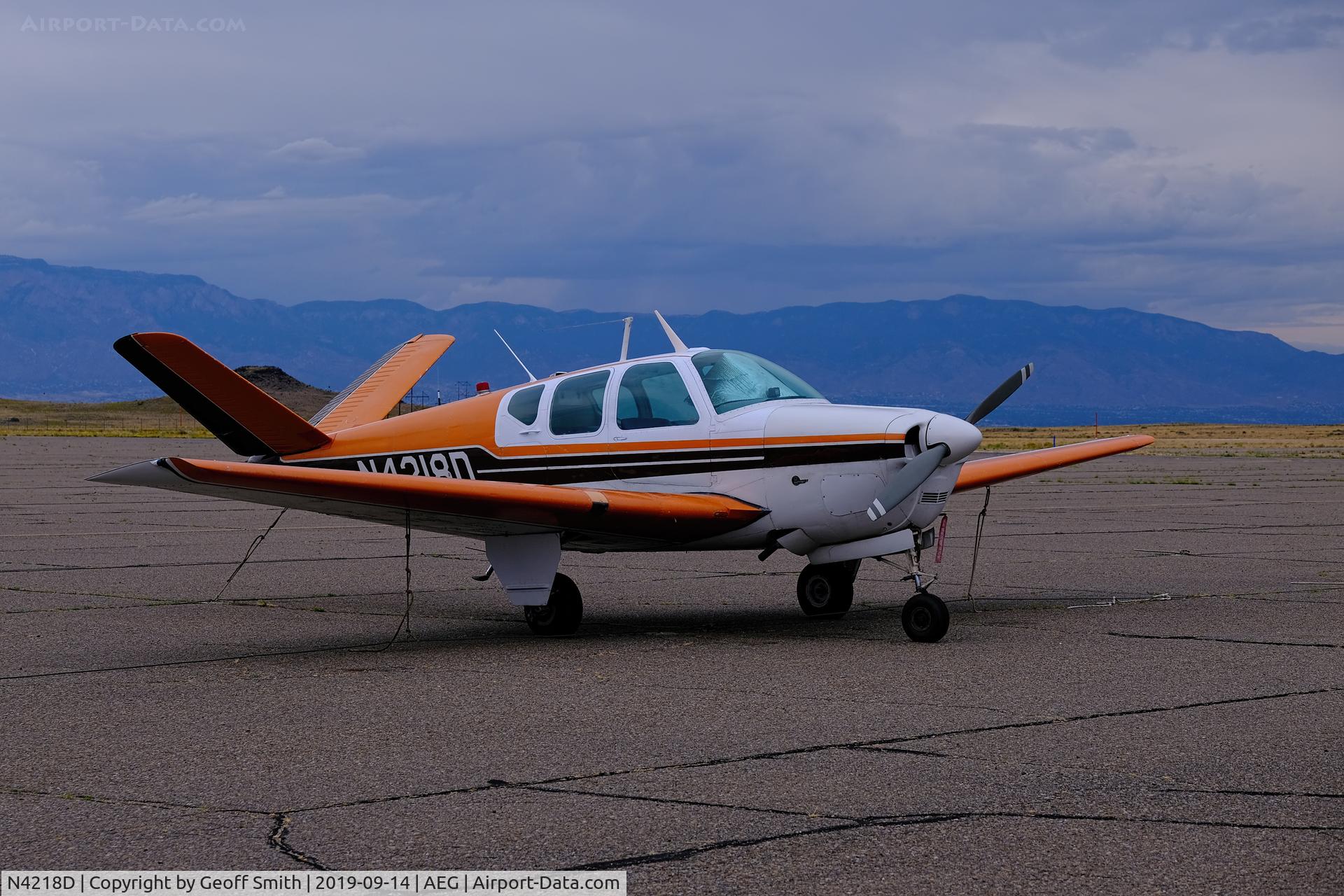 N4218D, 1955 Beech G35 Bonanza C/N D-4412, 1955 Beech G35