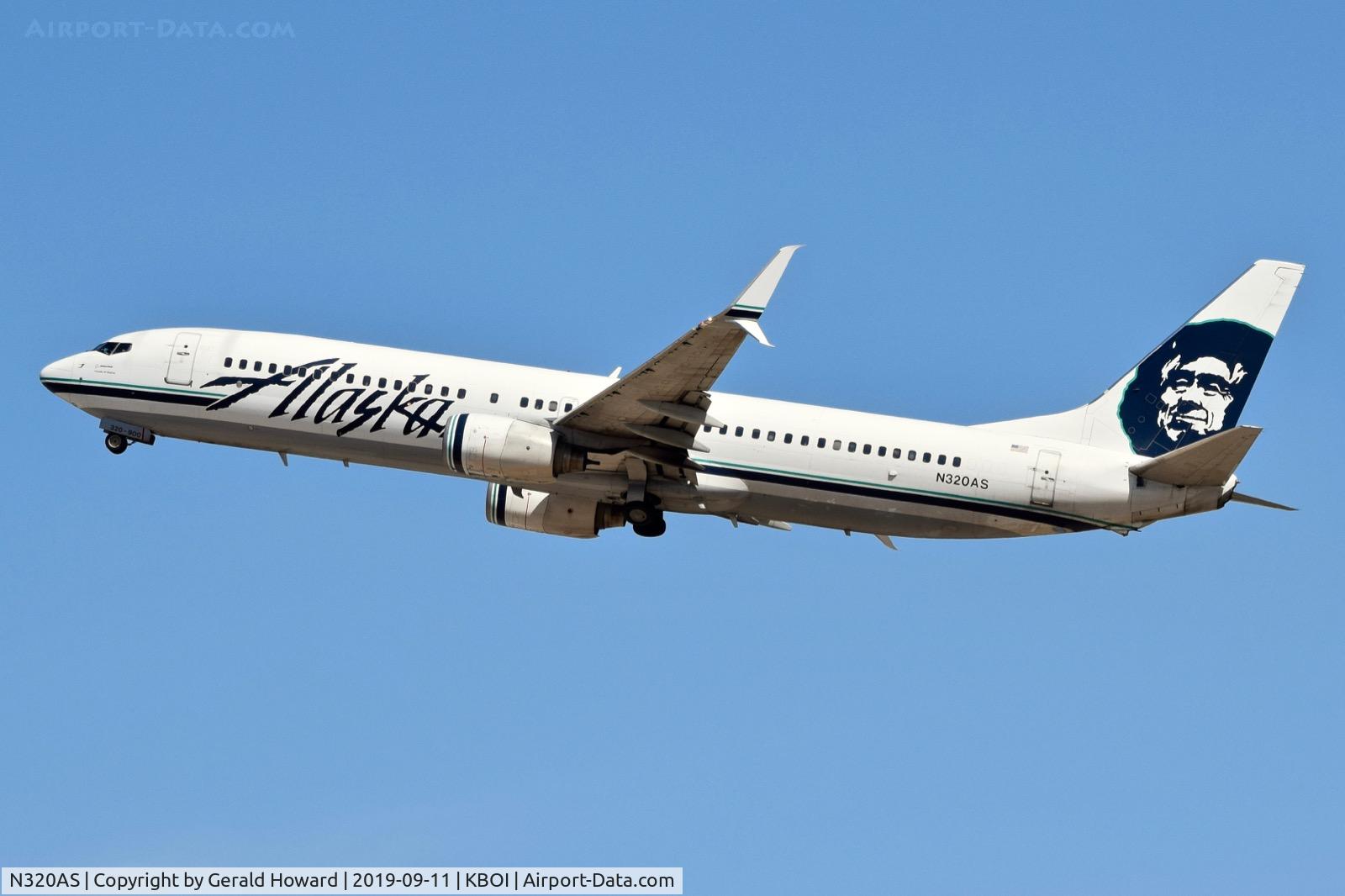 N320AS, 2003 Boeing 737-990 C/N 33680, Take off from RWY 28R.