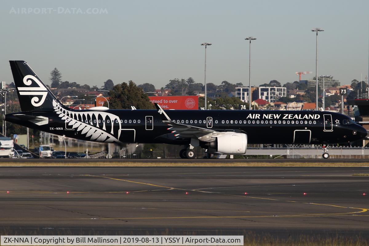 ZK-NNA, 2018 Airbus A321-271N C/N 8496, in from CHC
