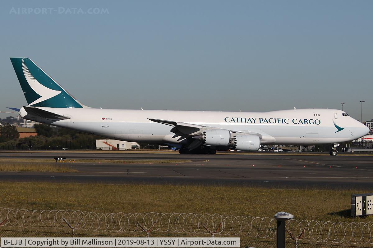 B-LJB, 2011 Boeing 747-867F/SCD C/N 39239, in from HKG