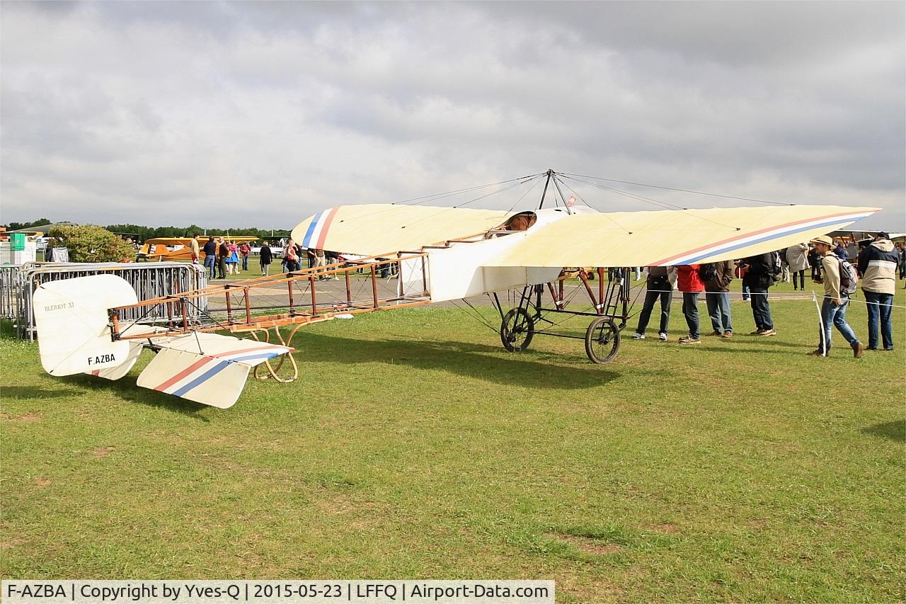 F-AZBA, Bleriot XI Replica C/N 1, Bleriot XI Replica, Static display, La Ferté-Alais airfield (LFFQ) Air show 2015