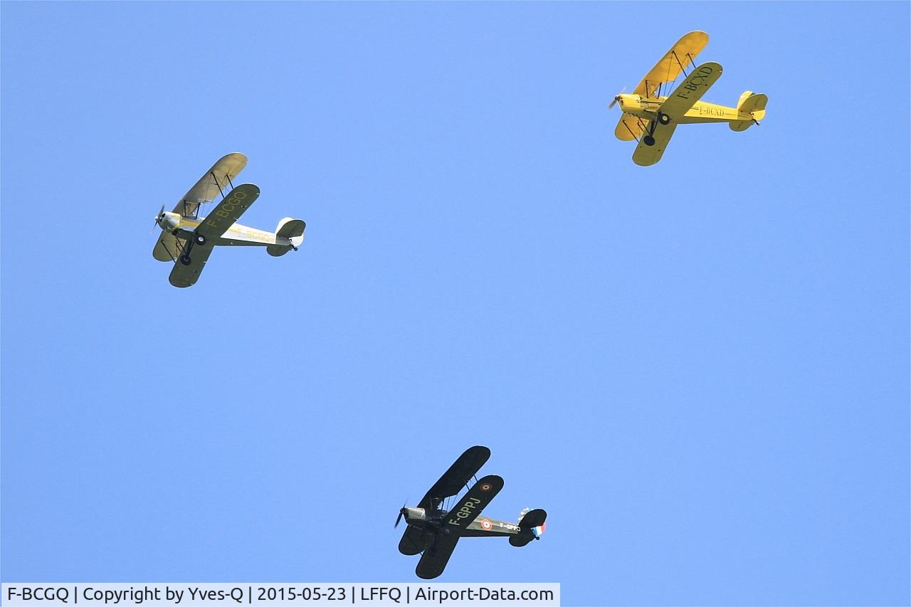 F-BCGQ, Stampe-Vertongen SV-4A C/N 263, Stampe-Vertongen SV-4A, On display, La Ferté-Alais airfield (LFFQ) Air show 2015