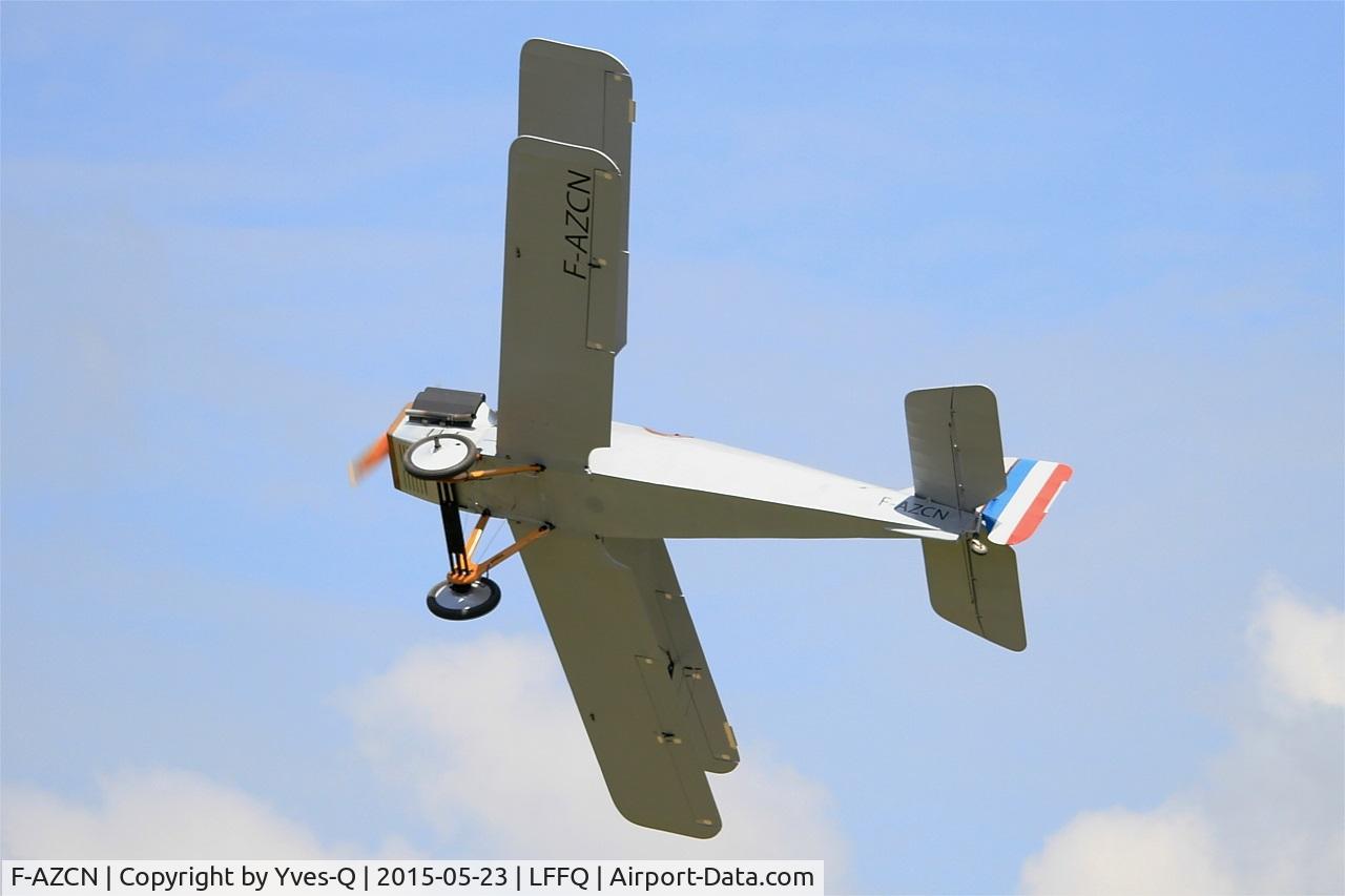 F-AZCN, Royal Aircraft Factory SE-5A Replica C/N 02, Royal Aircraft Factory SE-5A Replica, On display, La Ferté-Alais Airfield (LFFQ) Air show 2015