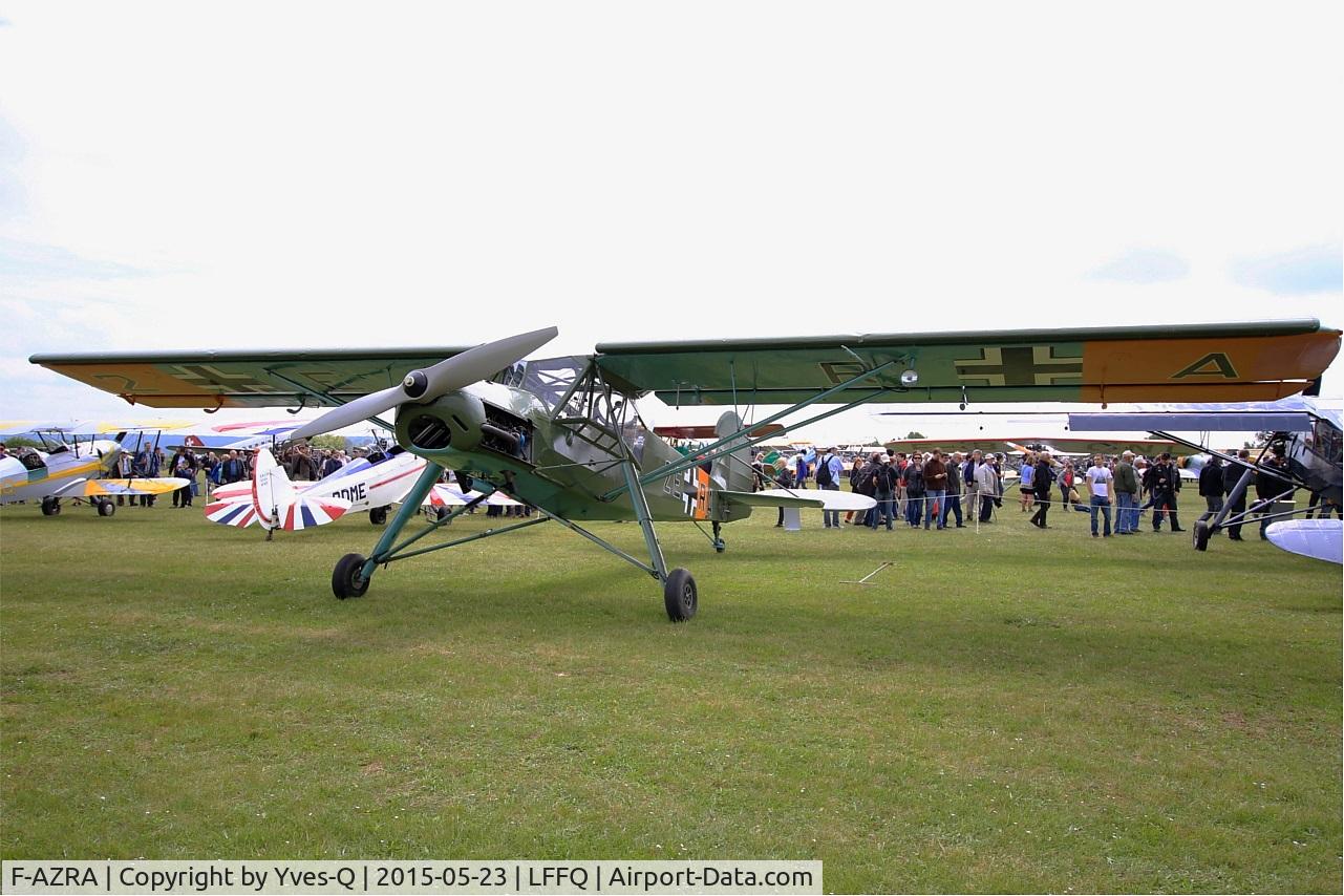 F-AZRA, Fieseler Fi-156C-3 Storch C/N 2039, Fieseler Fi-156C-3 Storch, Static park, La Ferté-Alais airfield (LFFQ) Airshow 2015