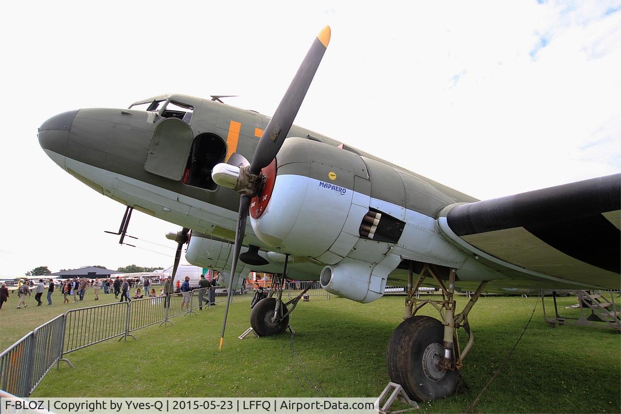 F-BLOZ, 1942 Douglas DC3C-S1C3G (C-47A-20-DK) C/N 13142, Douglas C-47A, Under restoration, La Ferté-Alais (LFFQ) air show 2015